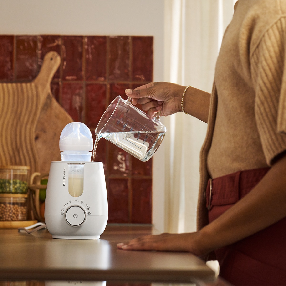 Calientabiberon y esterilizador Philips Avent 2 en 1 - Blanco Blanco-5