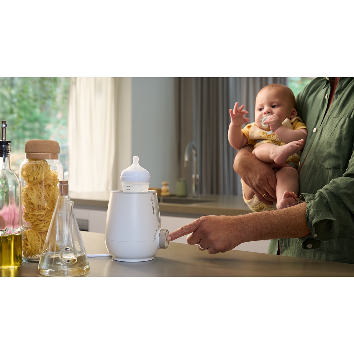 Calientabiberon y esterilizador Philips Avent 2 en 1 - Blanco Blanco-6