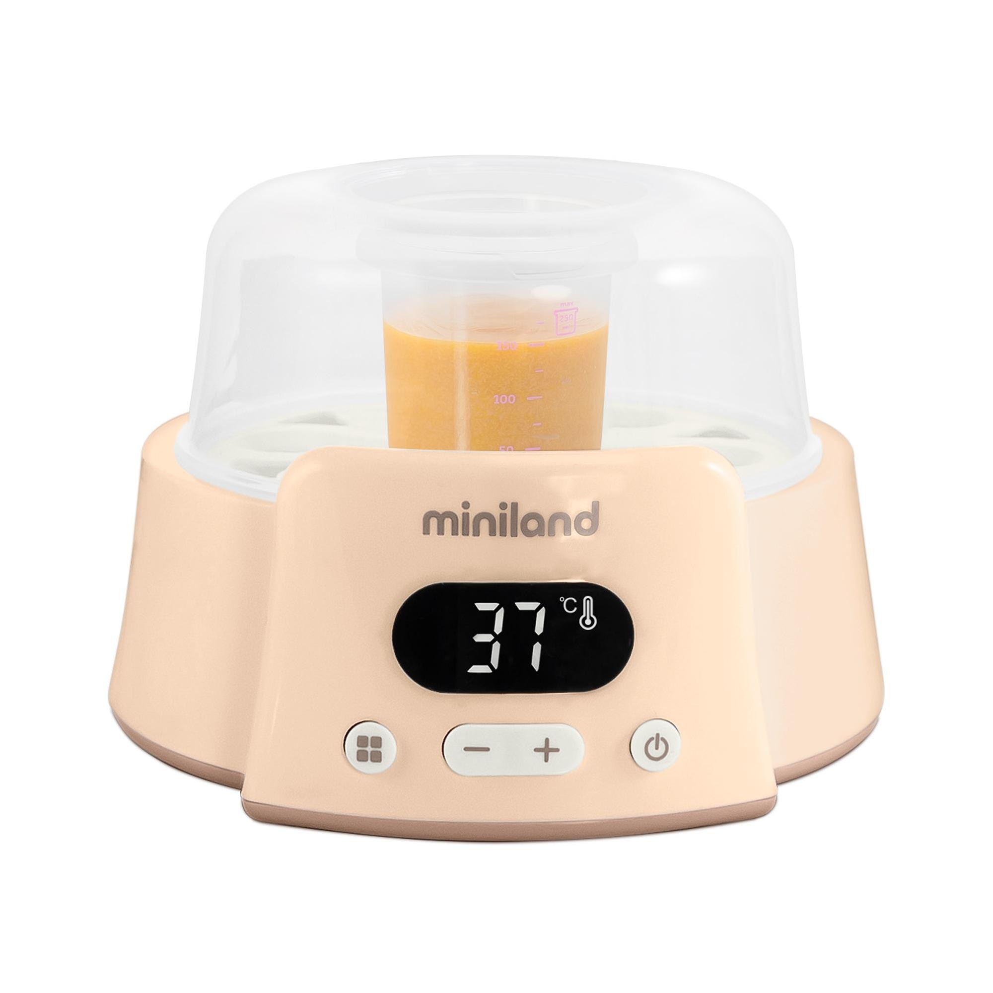 Aquecedor de Biberões, Esterilizador e Vaporizador, 6 em 1. Super 6 Bege-8