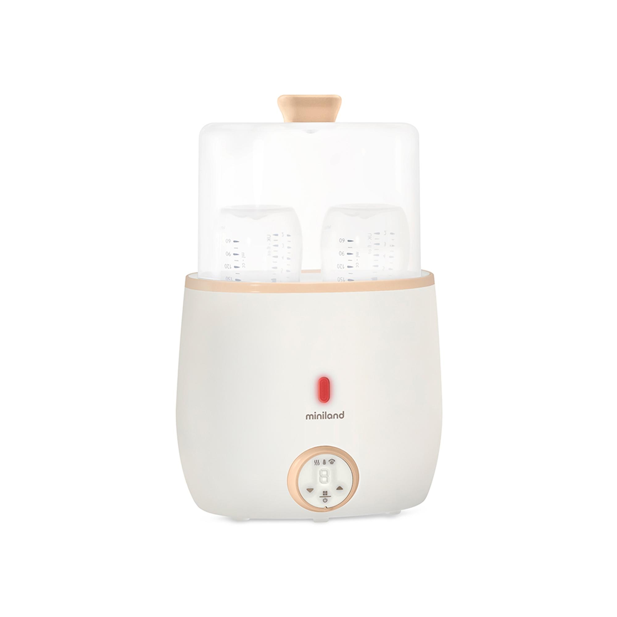 Aquecedor e Esterilizador de Biberões Duplo Warmy Twin Bege-2