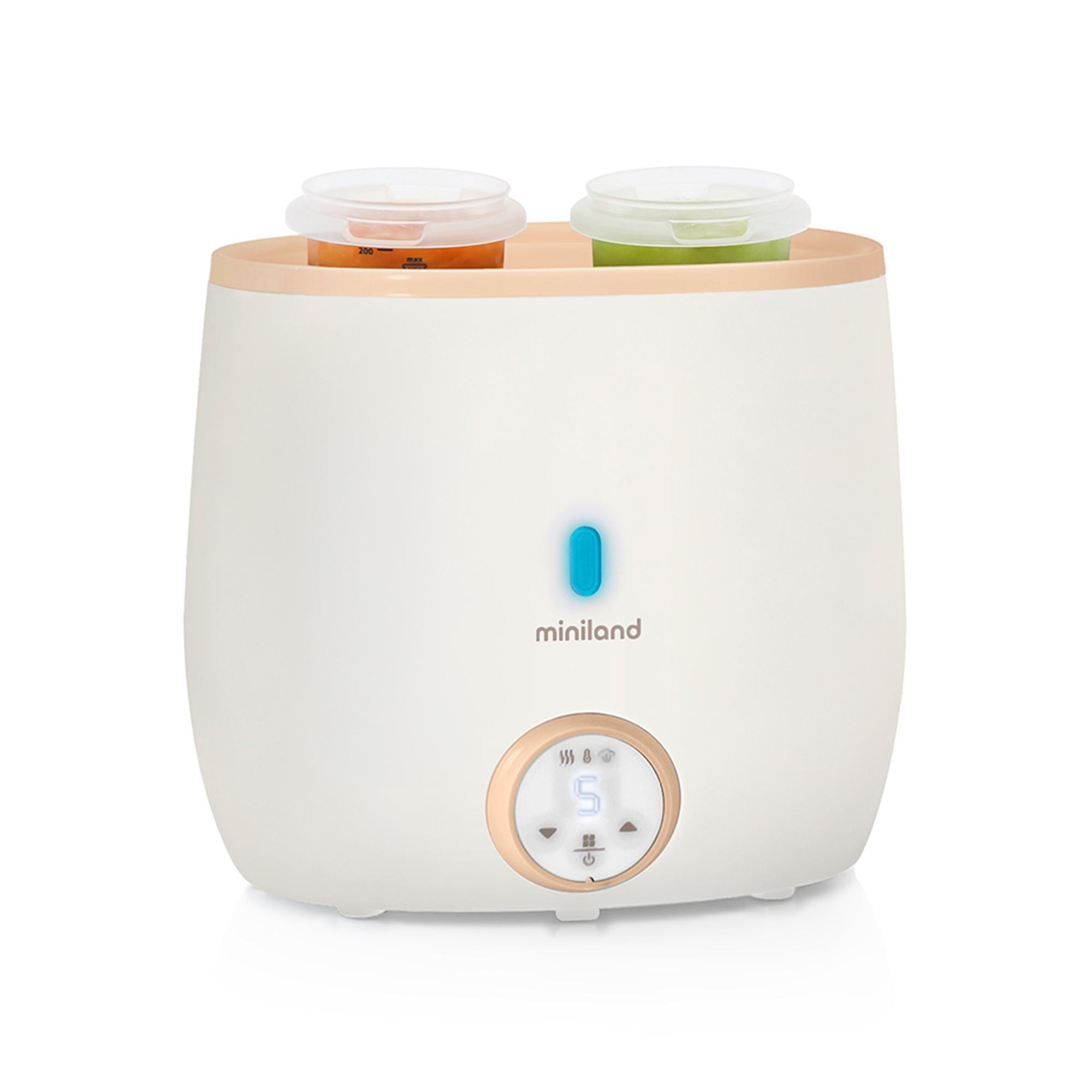 Aquecedor e Esterilizador de Biberões Duplo Warmy Twin Bege-3