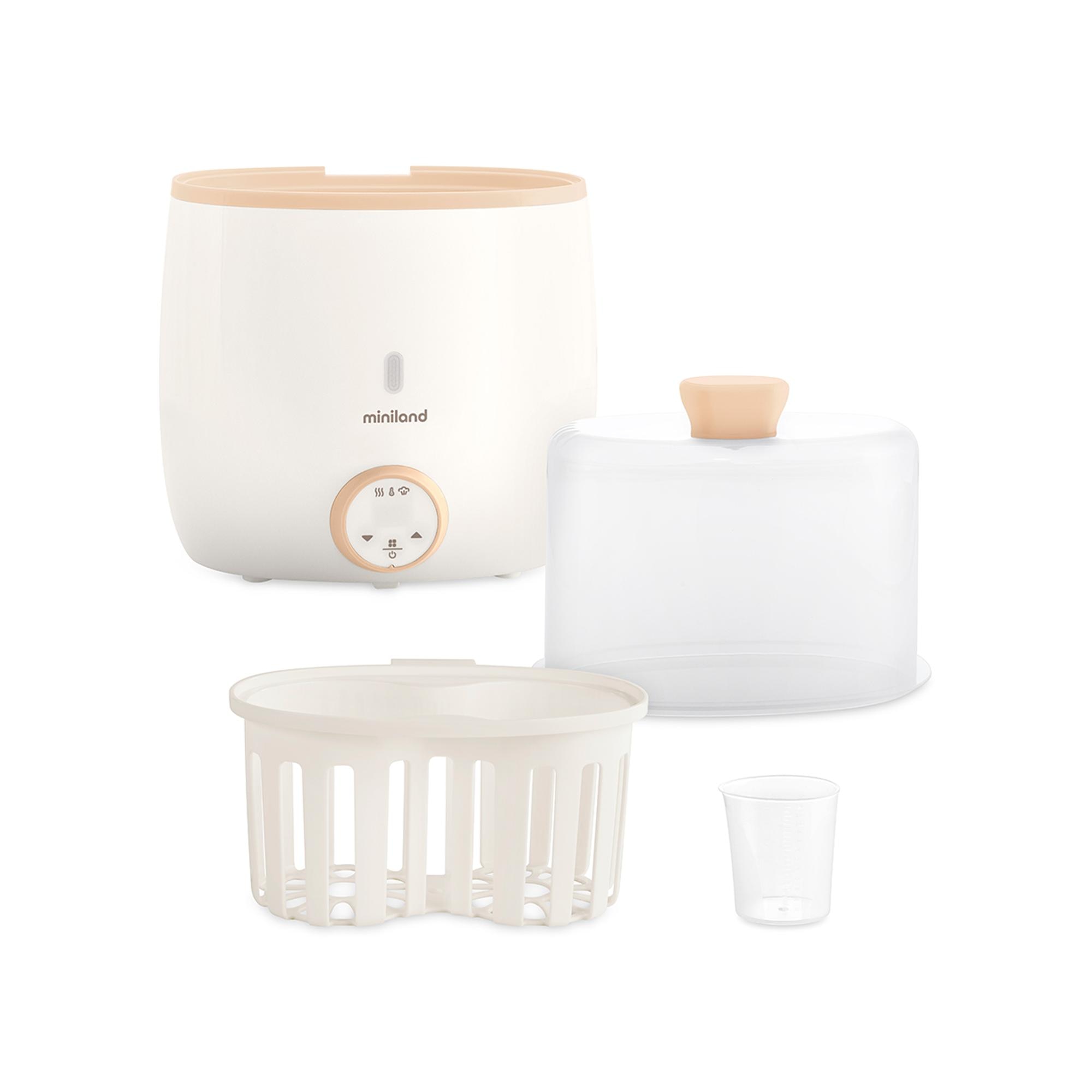 Aquecedor e Esterilizador de Biberões Duplo Warmy Twin Bege-4