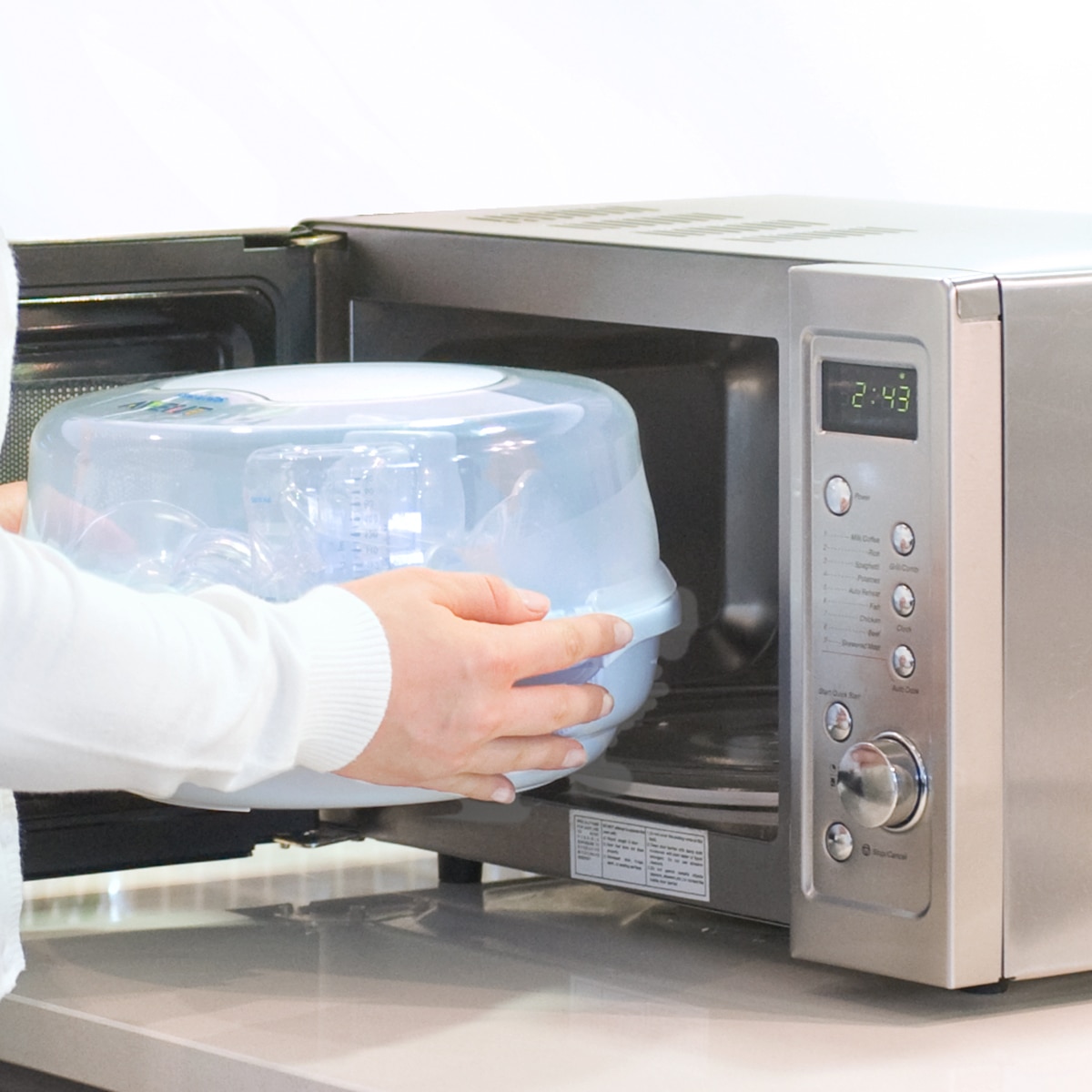 Esterilizador a Vapor Philips Avent para Micro-Ondas branco/transparente Branco / Transparente-4