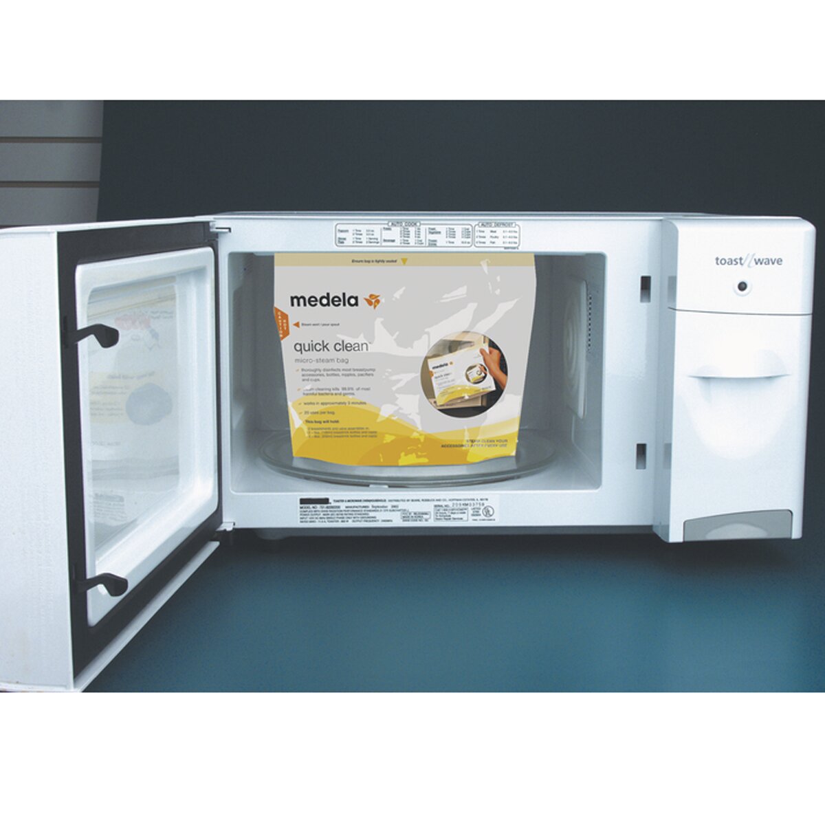 Bolsas para esterilizar en microondas Medela Quick Clean (5 unids.) - Blanco Blanco-6