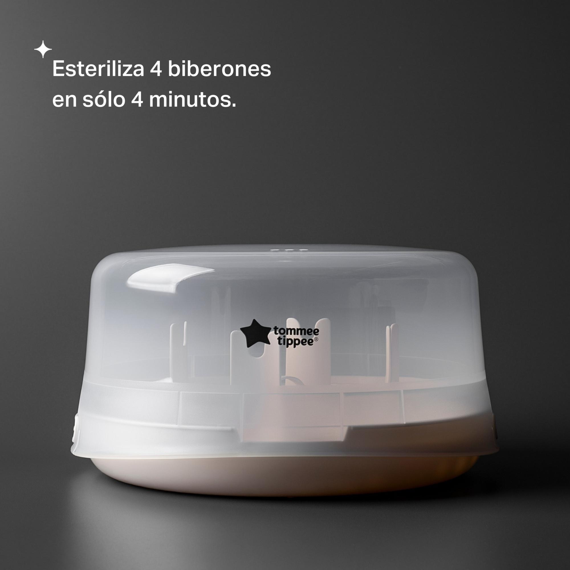 Esterilizador a Vapor Tommee Tippee Closer to Nature para Microondas Blanco Blanco-3