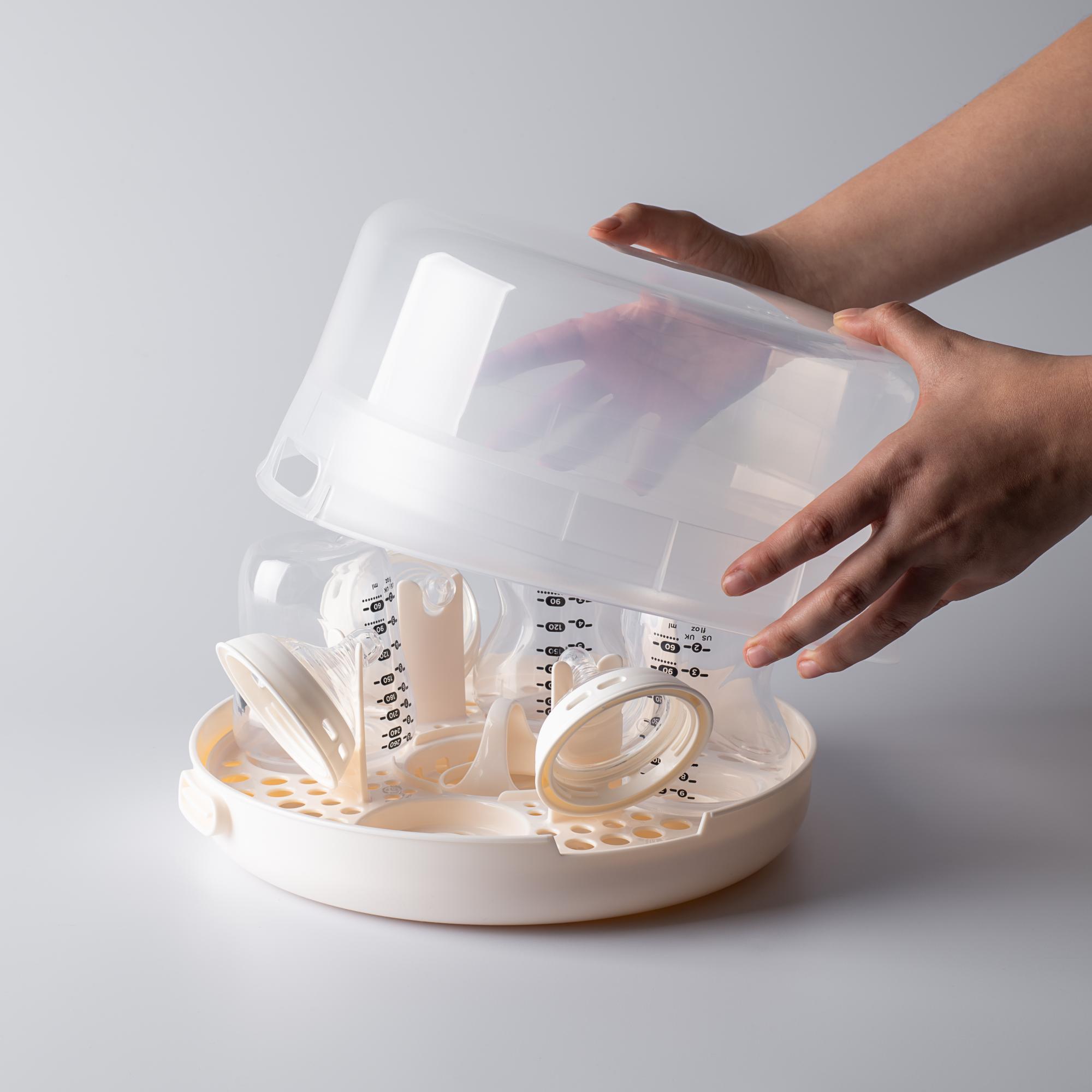 Esterilizador a Vapor Tommee Tippee Closer to Nature para Microondas Blanco Blanco-8