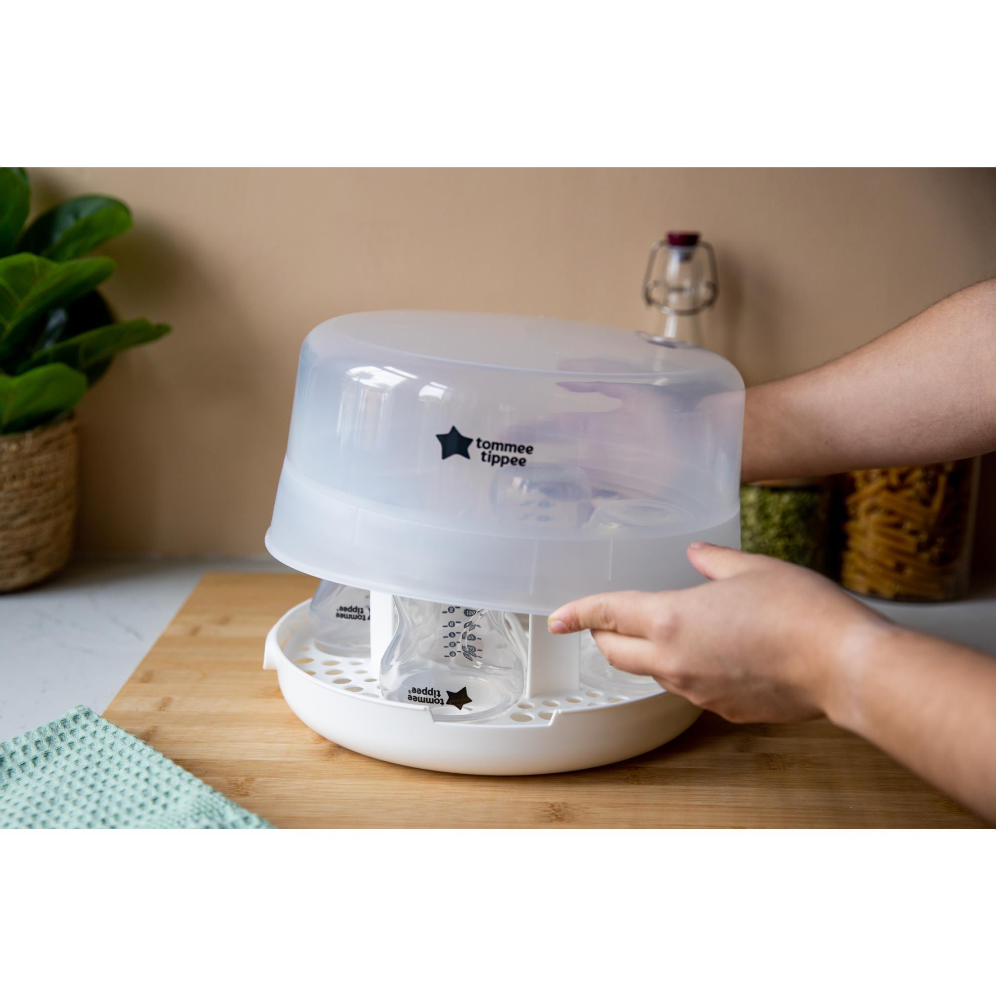 Esterilizador a Vapor Tommee Tippee Closer to Nature para Microondas Blanco Blanco-12
