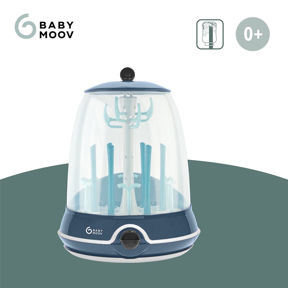 Esterilizador e Seca Biberões Turbo Steam(+) Azul/Cinzento-3