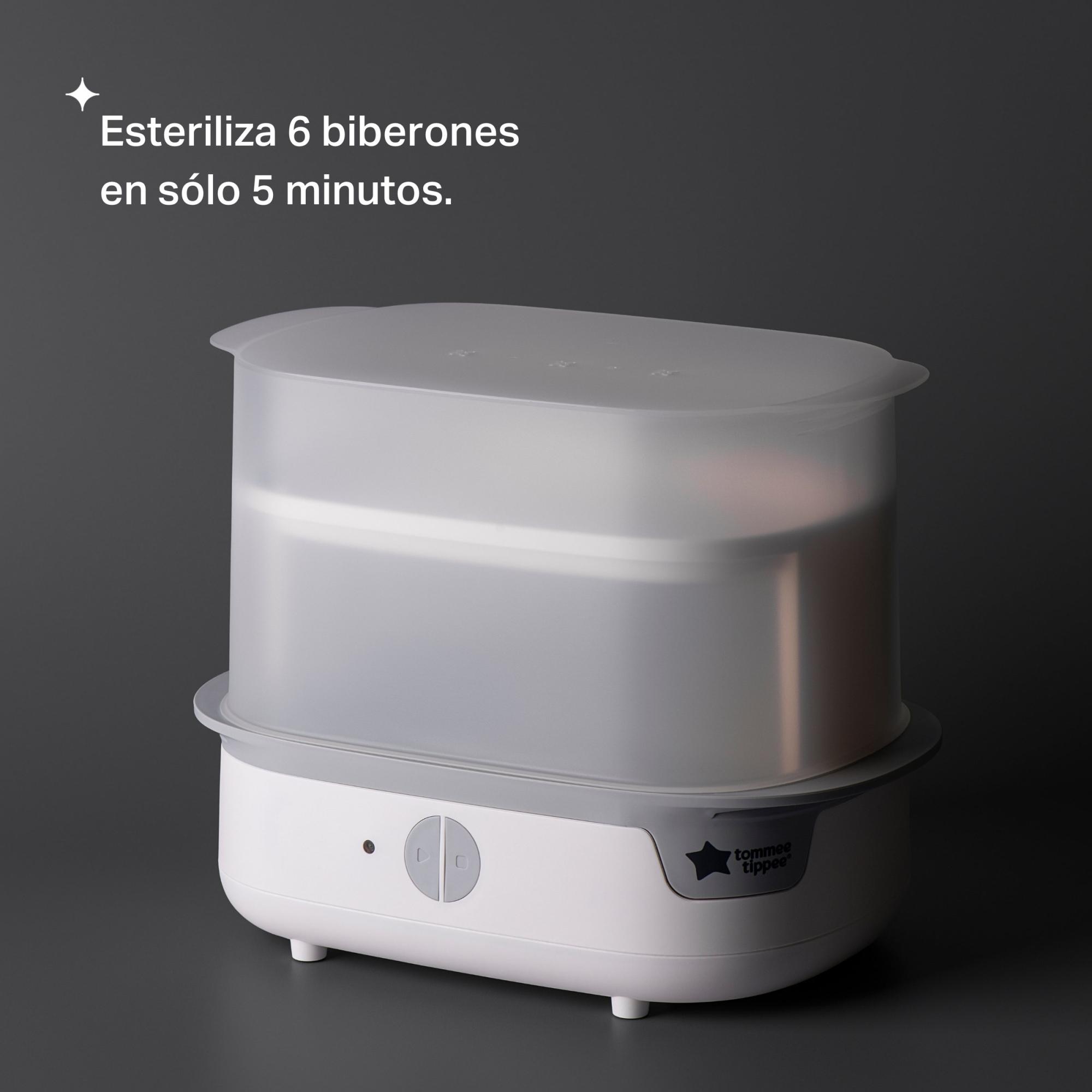 Imagen 3 de Esterilizador Tommee Tippee Advanced de vapor eléctrico (para 6 Biberones) - Blanco Blanco