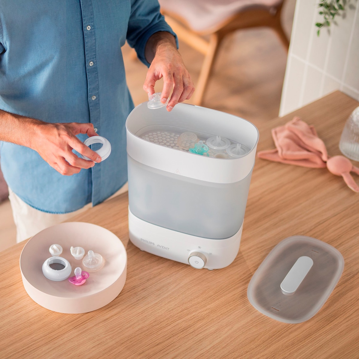 Esterilizador Philips Avent com Secador de Biberões - Branco Branco-4