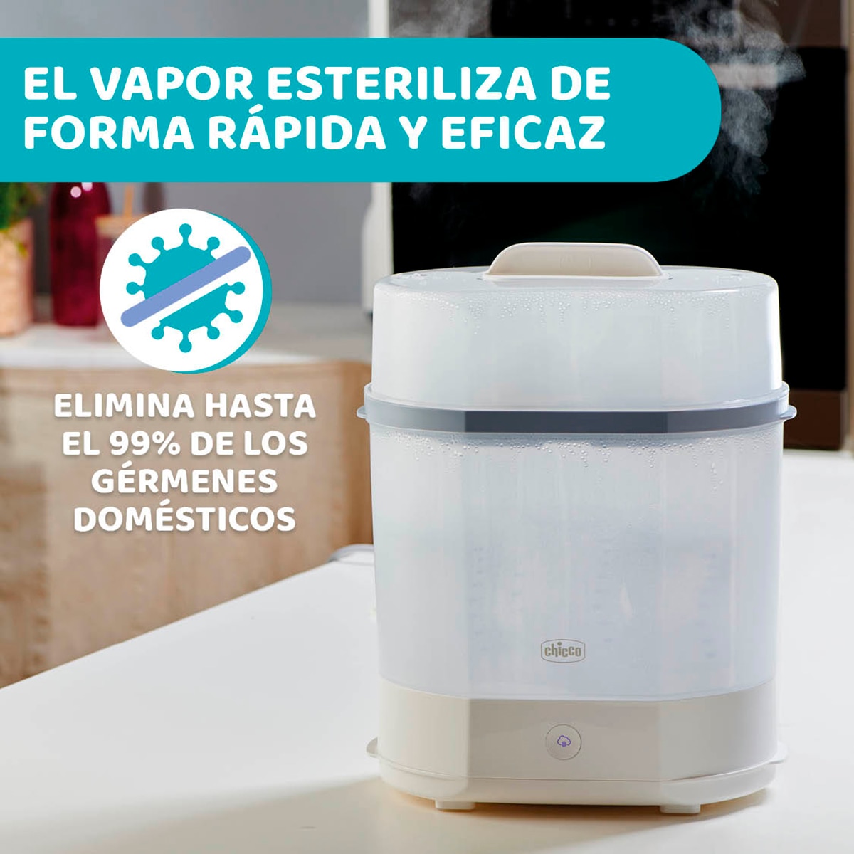 Esterilizador de Vapor Branco-3