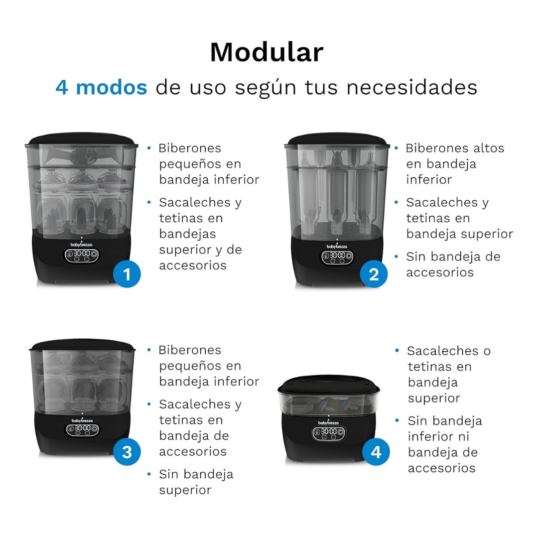 Esterilizador e Secador de Biberões Sterylazer + Dryer Advanced Preto-7