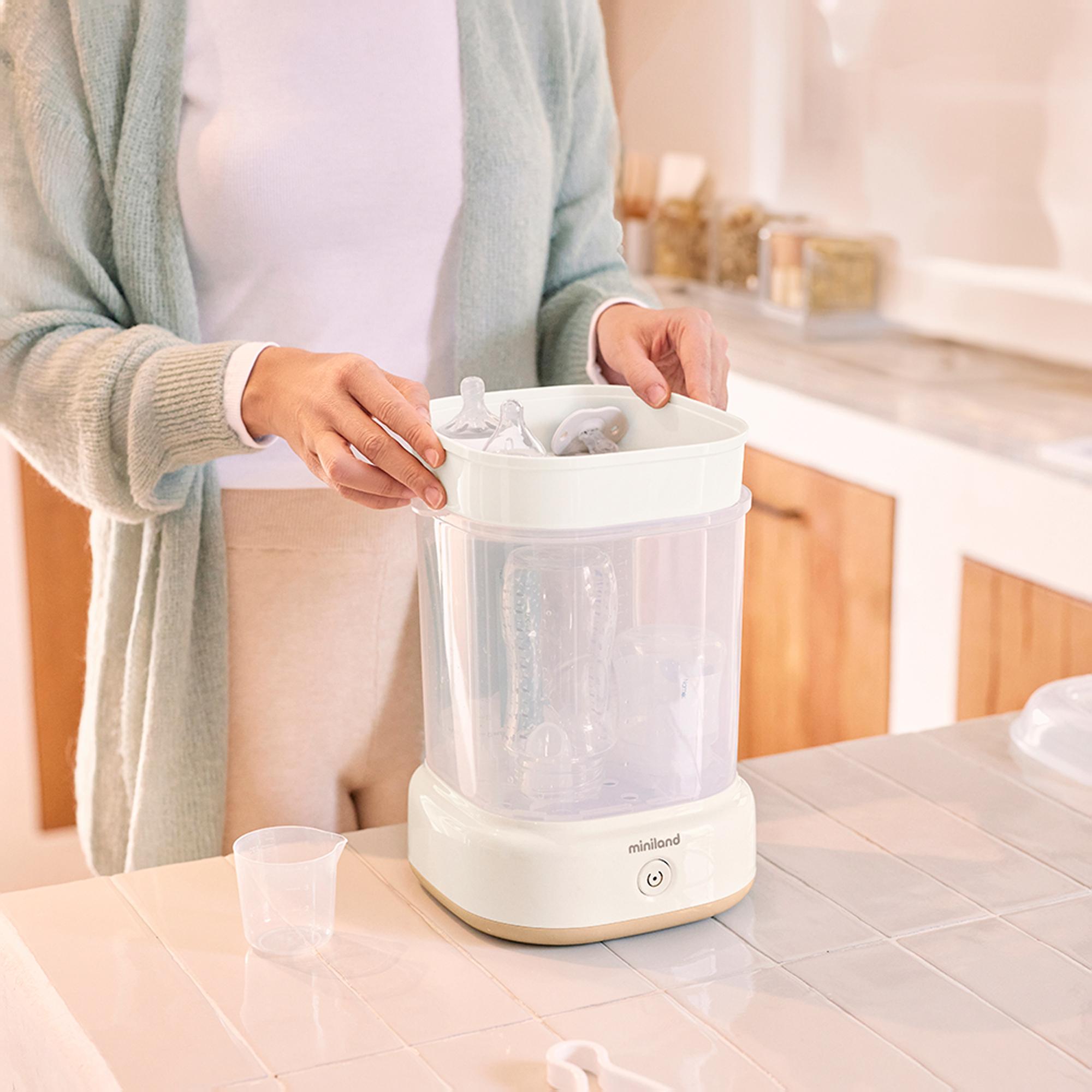 Esterilizador Steamy com Capacidade para até 5 Biberões Bege-3