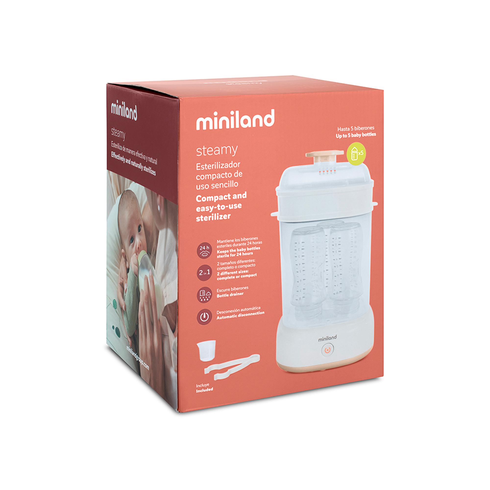 Esterilizador Steamy com Capacidade para até 5 Biberões Bege-6