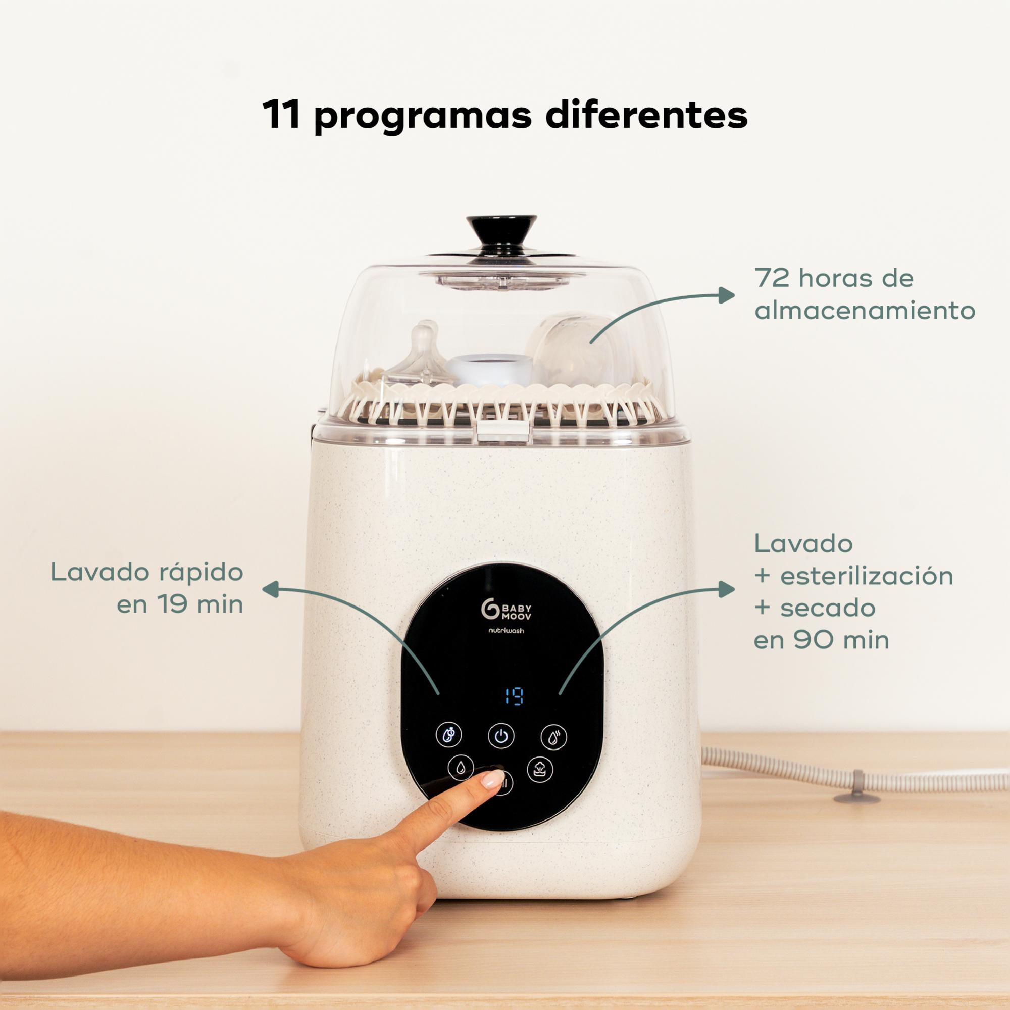 Lavavajillas biberones Babymoov Nutri Wash 4 en 1 - Blanco Blanco-5