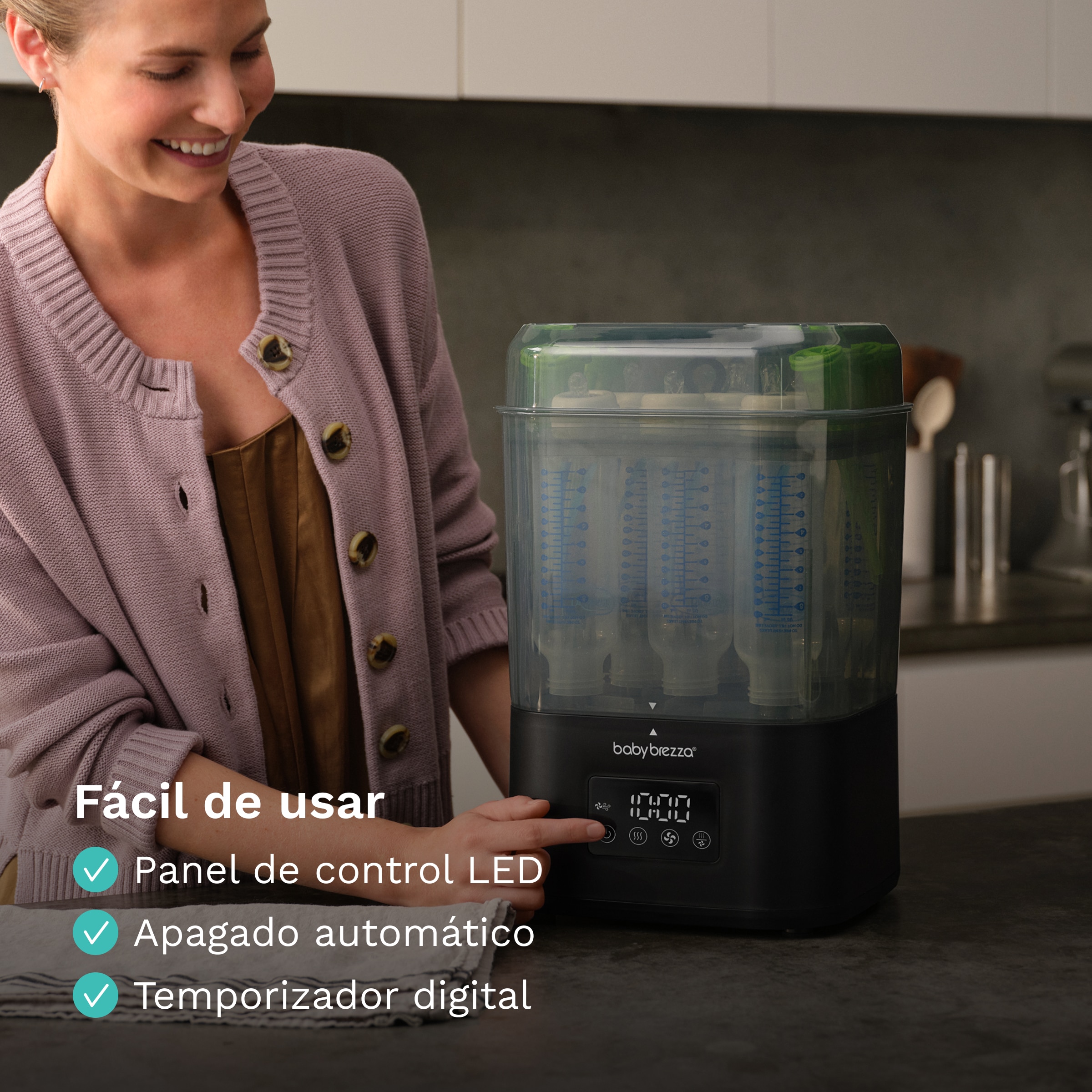 Esterilizador e Secador Baby Brezza de Biberões Superquick Preto-8