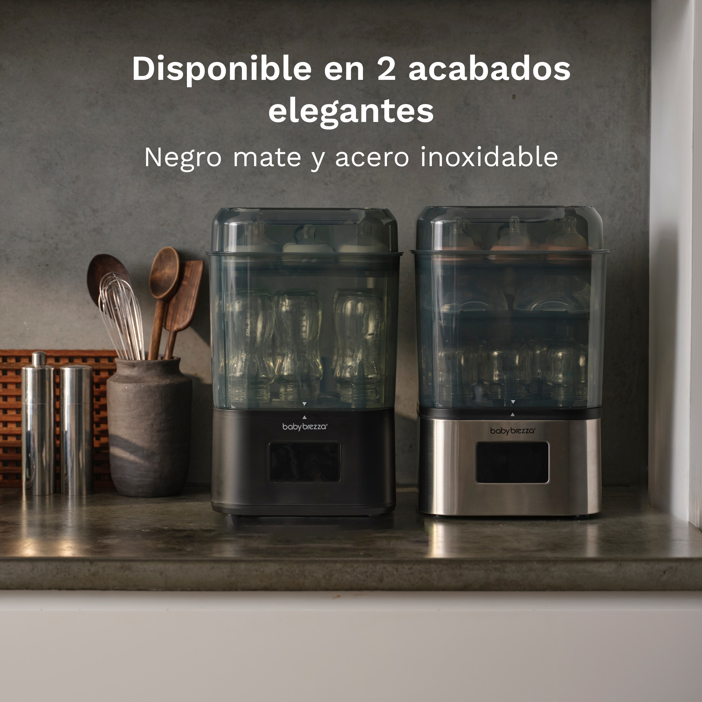 Esterilizador e Secador para Biberões Superquick Aço fosco-12