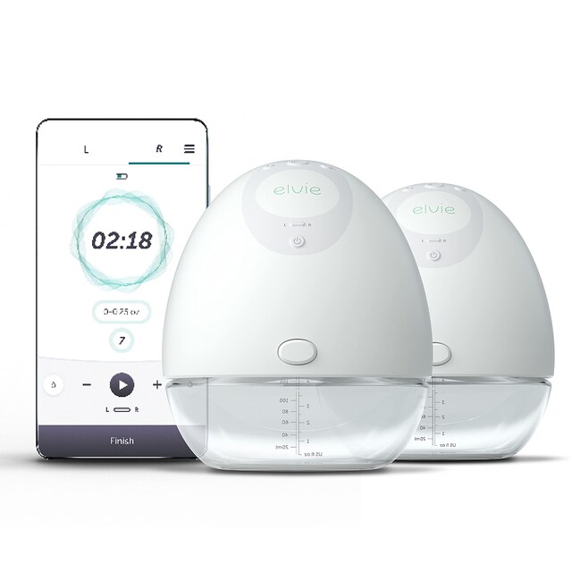Sacaleches eléctrico portatil doble Elvie Pump