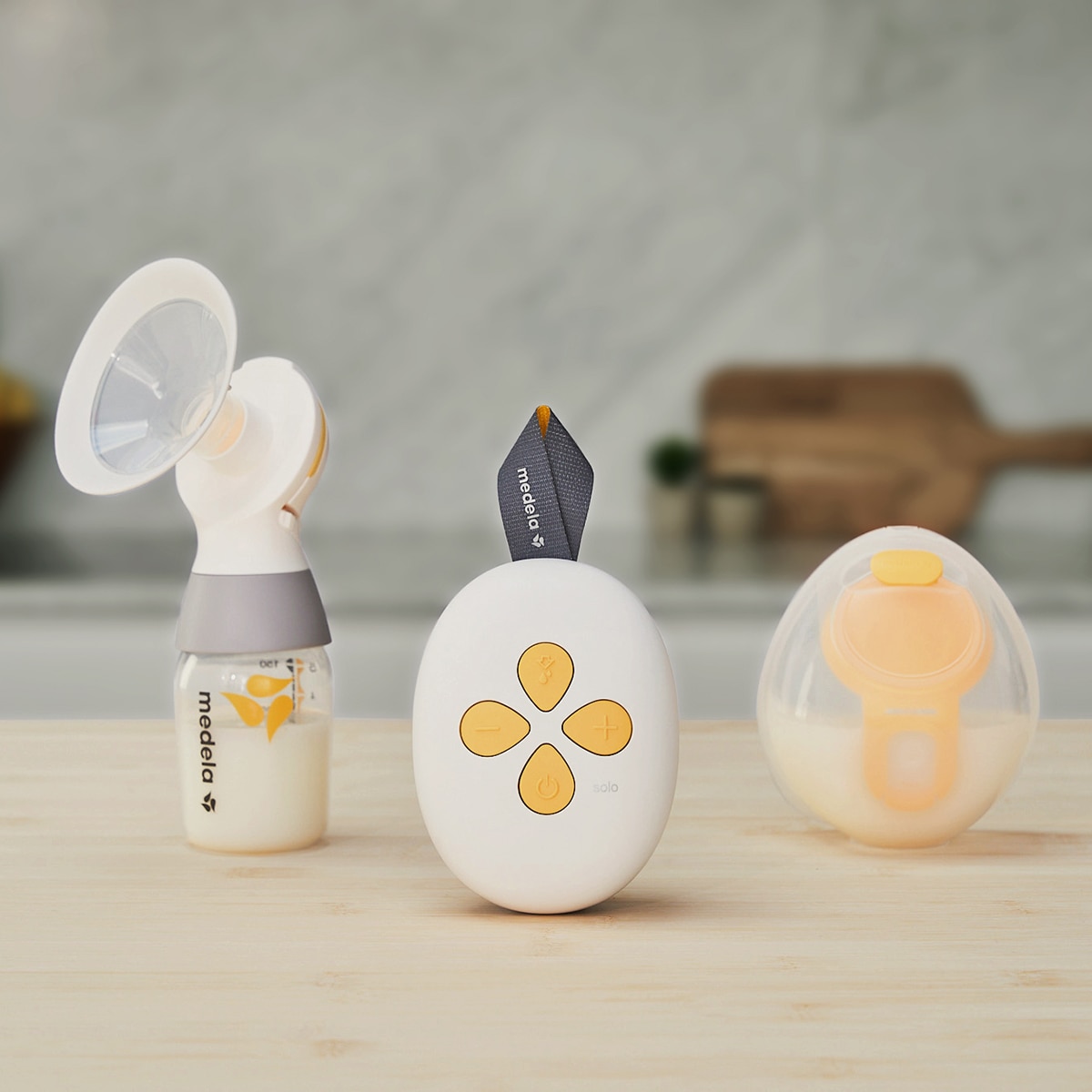 Sacaleches Eléctrico Medela Solo Hands Free - Blanco Blanco-3