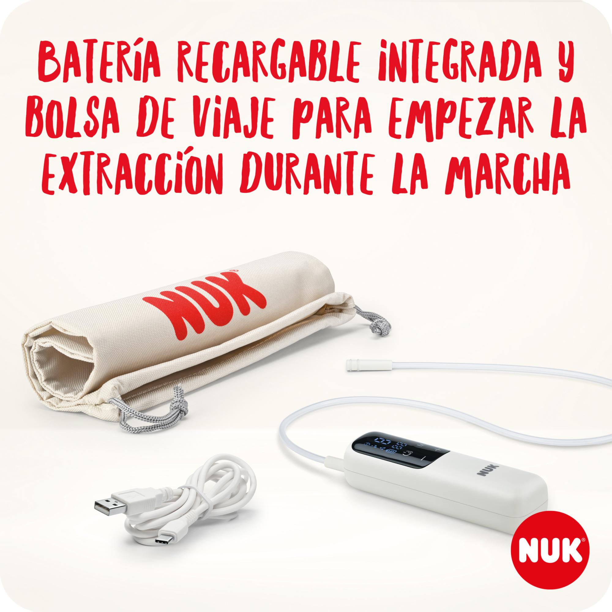 Sacaleches eléctrico Nuk Perfect Match - Blanco Blanco-2
