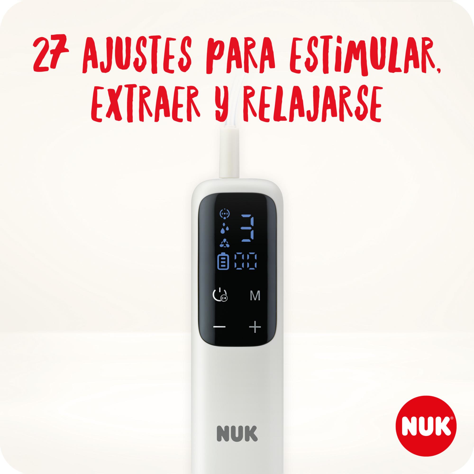 Sacaleches eléctrico Nuk Perfect Match - Blanco Blanco-5