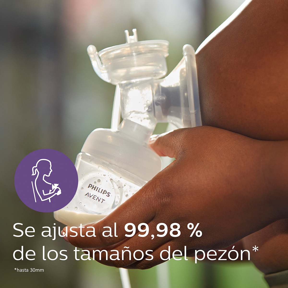 Sacaleches Eléctrico Philips Avent, 8 ajustes de estimulación y 16 niveles de extracción, extractor de leche silencioso - Salmón Salmón-3