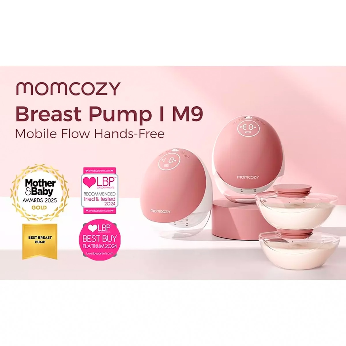 Bomba tira?leite elétrica Momcozy M9 Doble App Control Branco-5