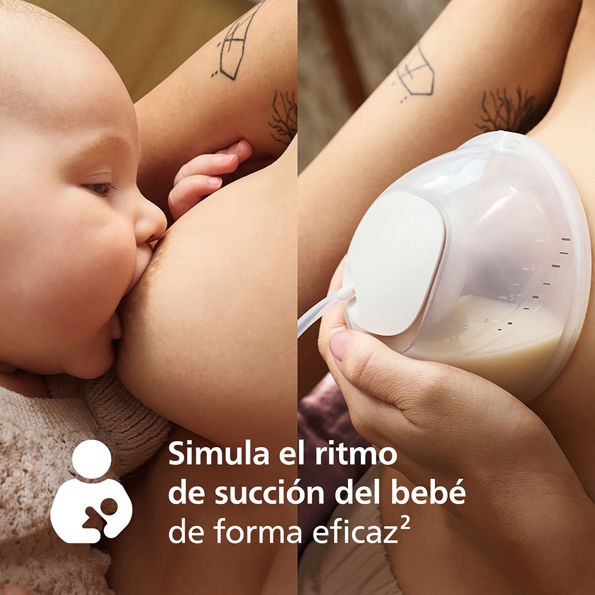 Bomba Tira-Leite Elétrica Dupla Avent Mãos Livres Branco-3