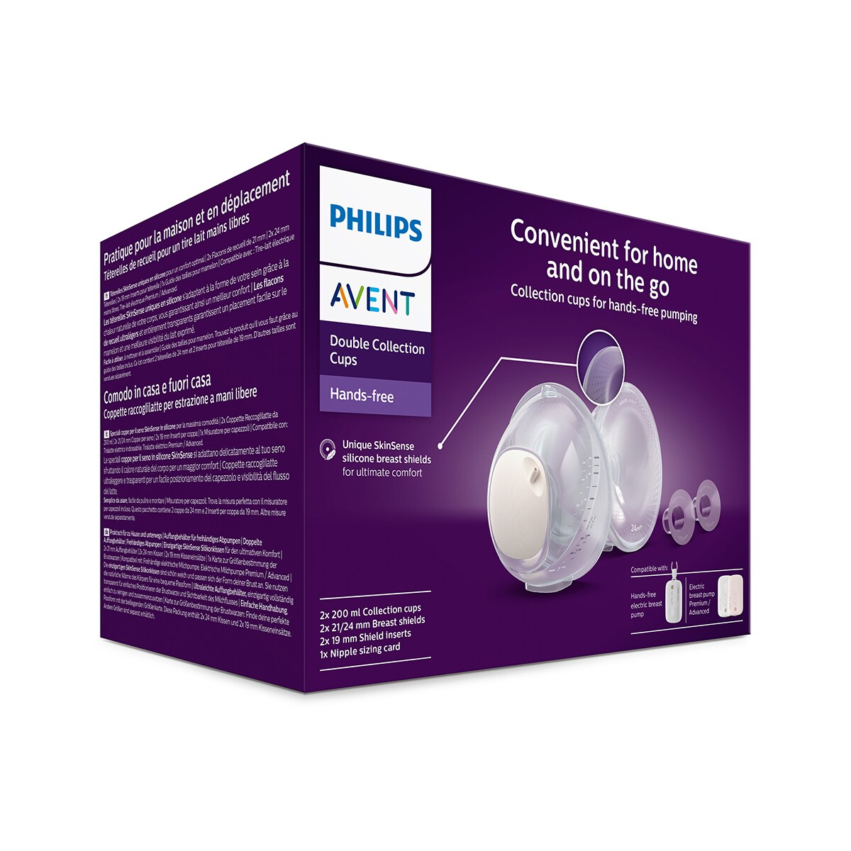 Bomba Tira-Leite Elétrica Dupla Avent Mãos Livres Branco-9