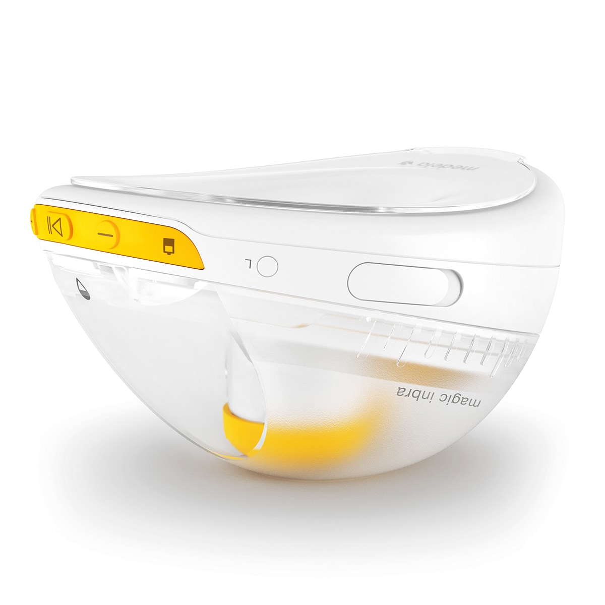 Bomba Tira-Leite Elétrica sem Cabos Magic In Bra Simples Branco-6