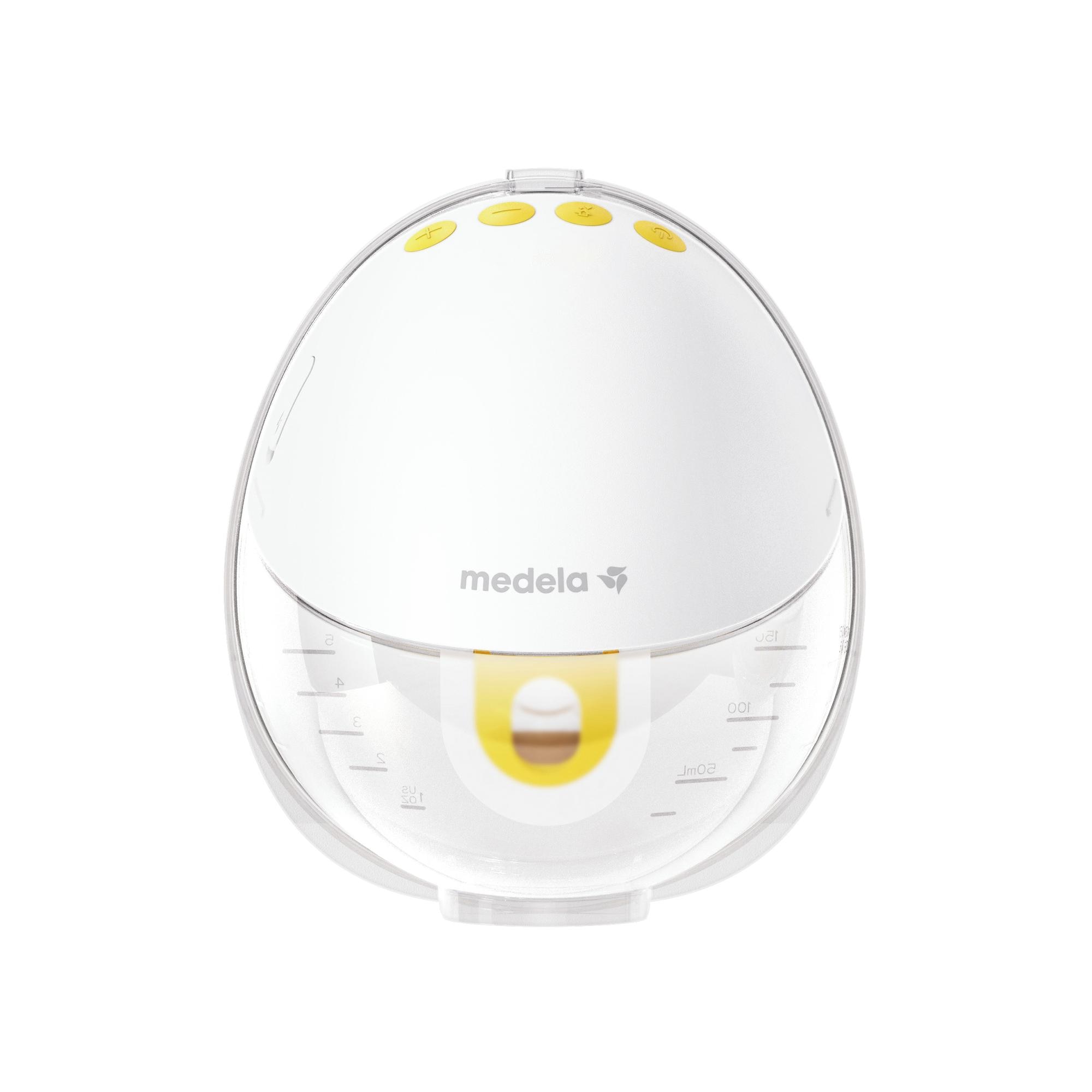 Bomba Tira-leite Eléctrica sem cabos Medela Motion In Bra Duplo Branco-2