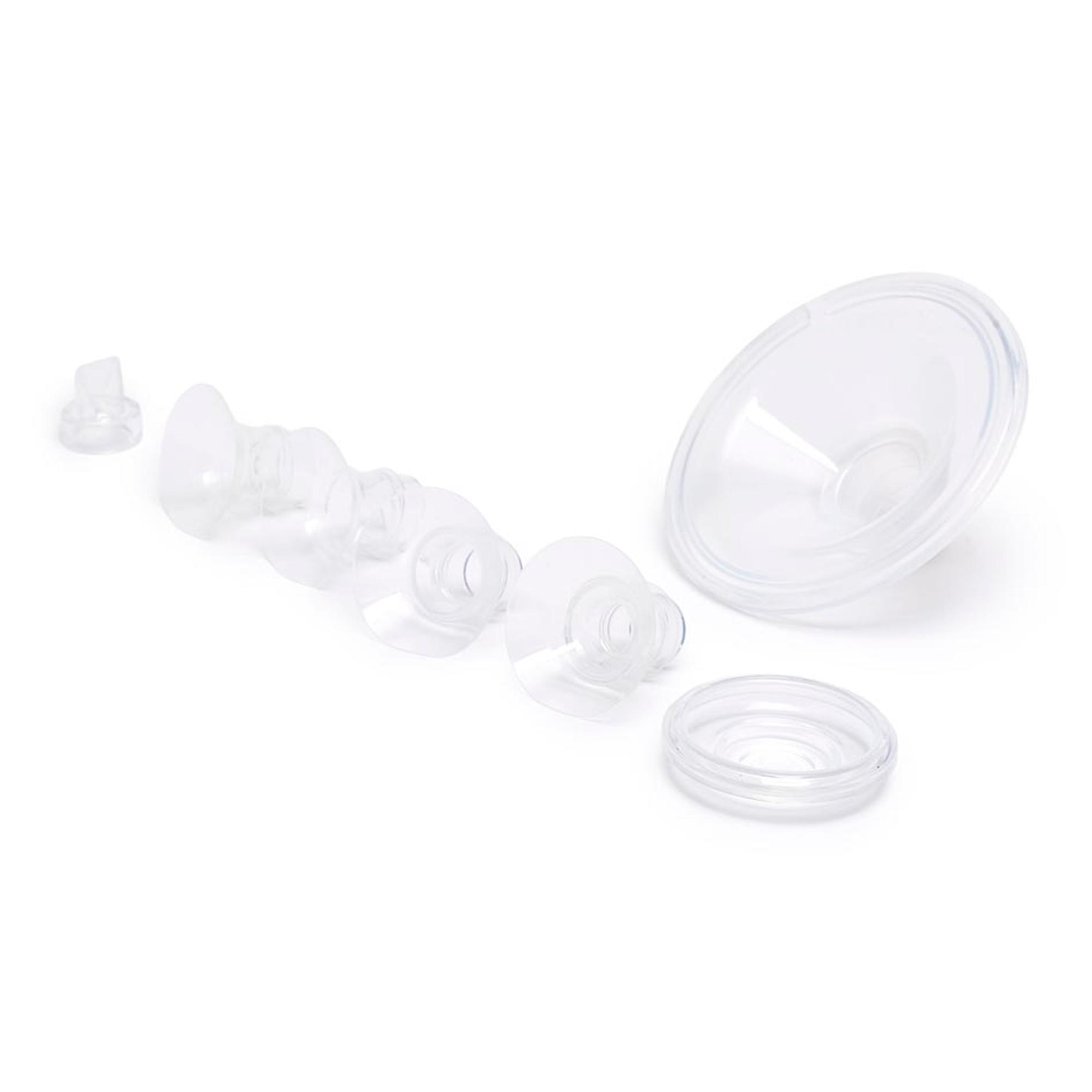 Embudos adicionales sacaleches Miniland Easy Flow - Cristal Cristal-2