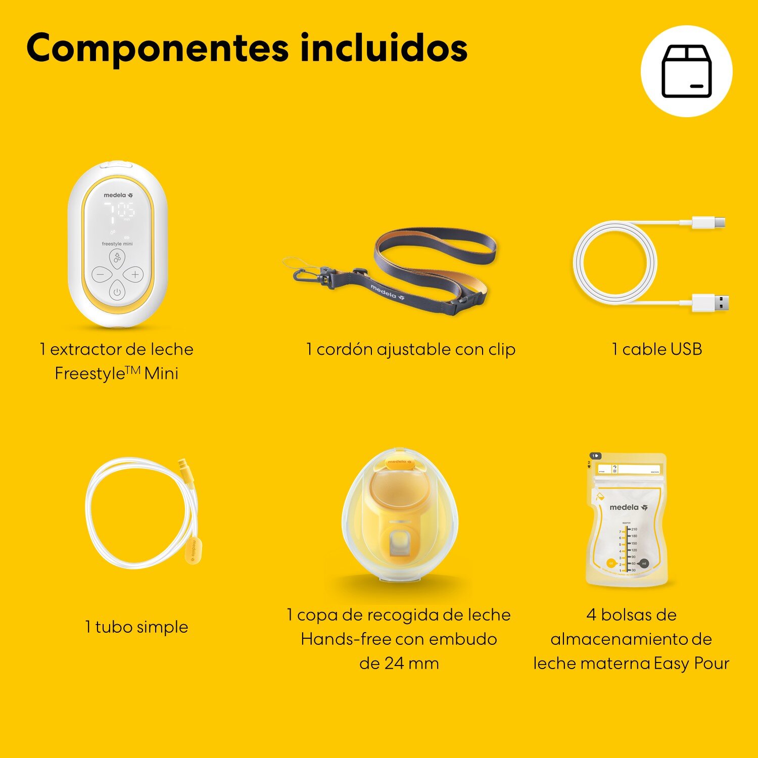 Bomba Tira-Leite Elétrica Medela Freestyle Mini Mãos Livres Branco-11