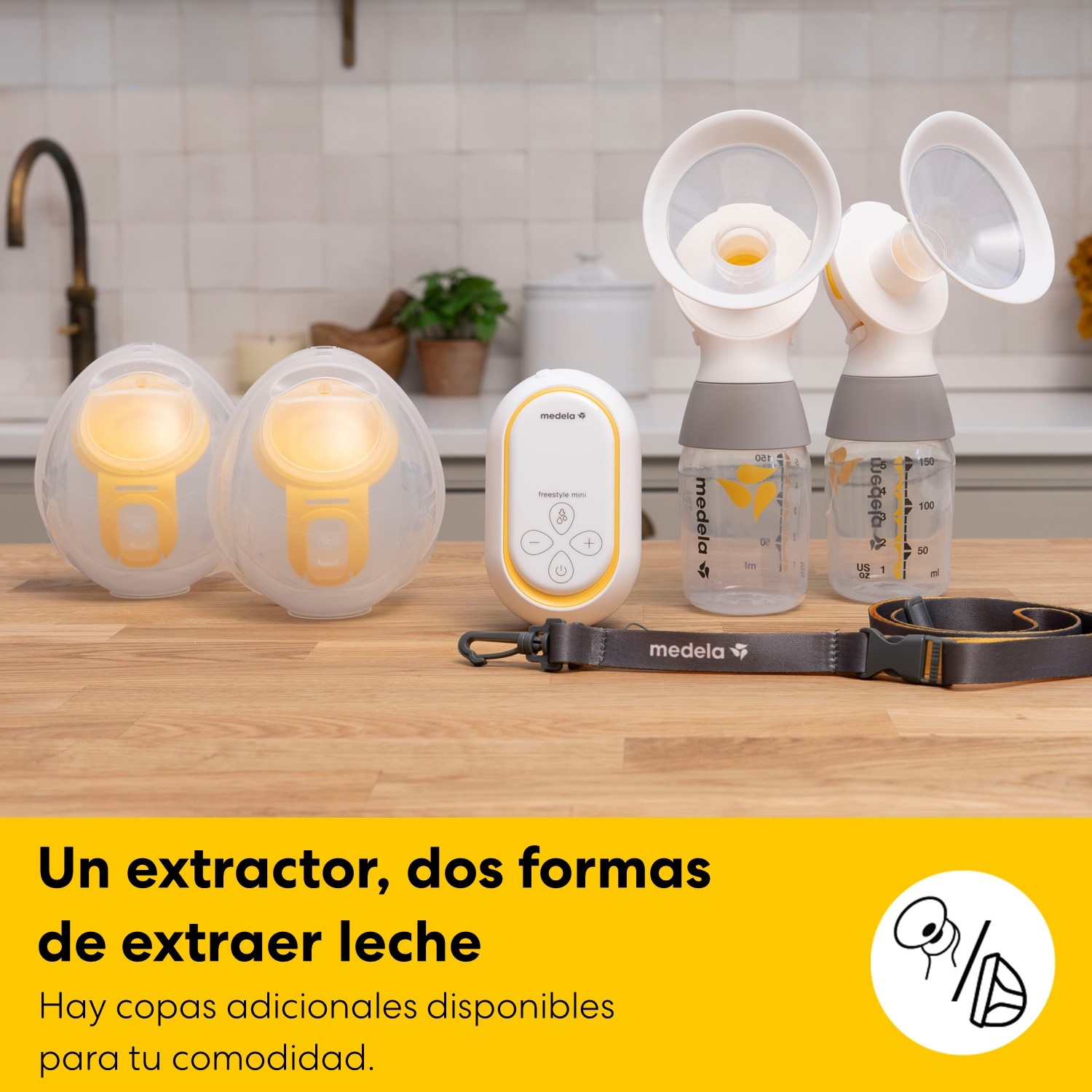 Extrator de Leite Elétrico Duplo Medela Freestyle mini Classic Branco-20