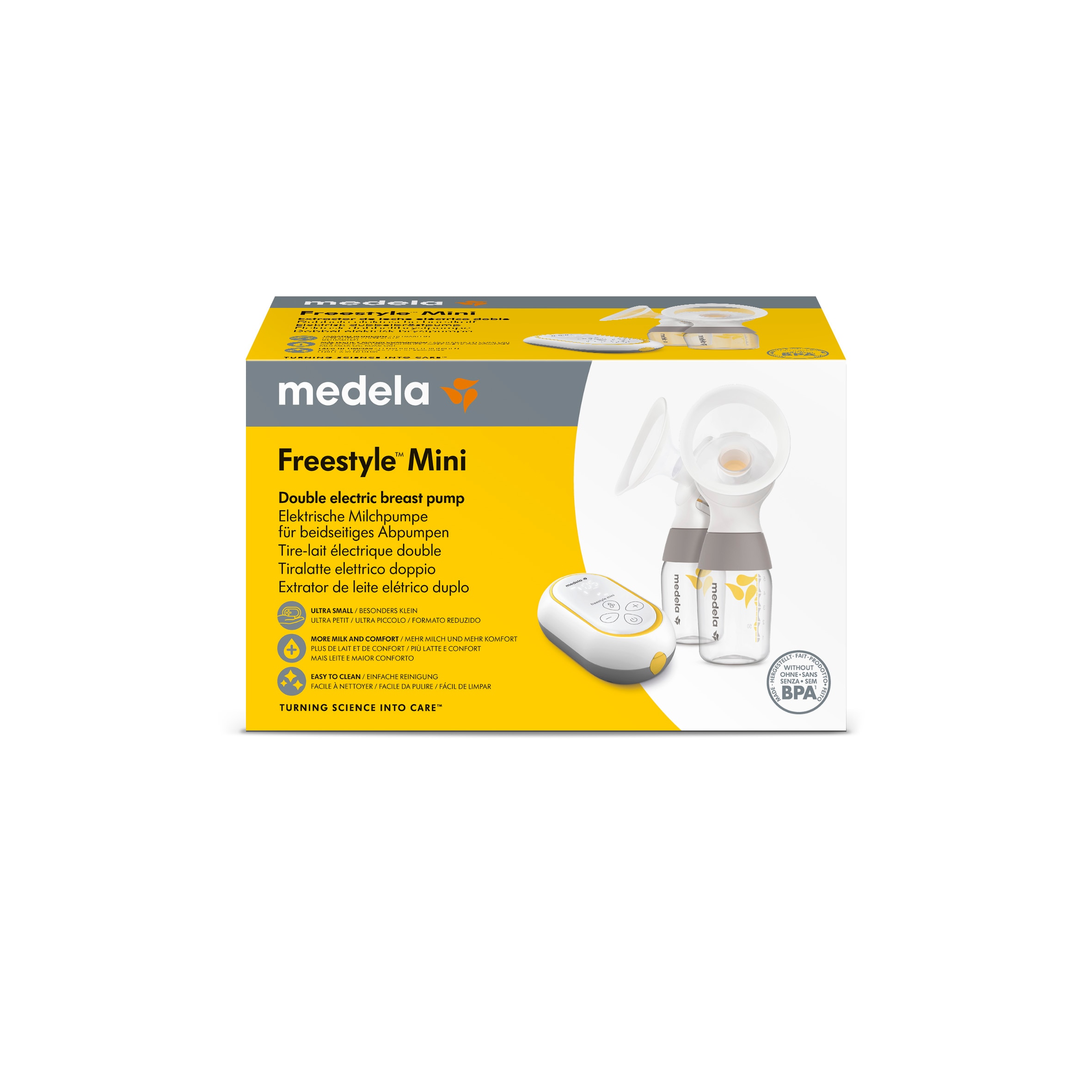 Extrator de Leite Elétrico Duplo Medela Freestyle mini Classic Branco-23
