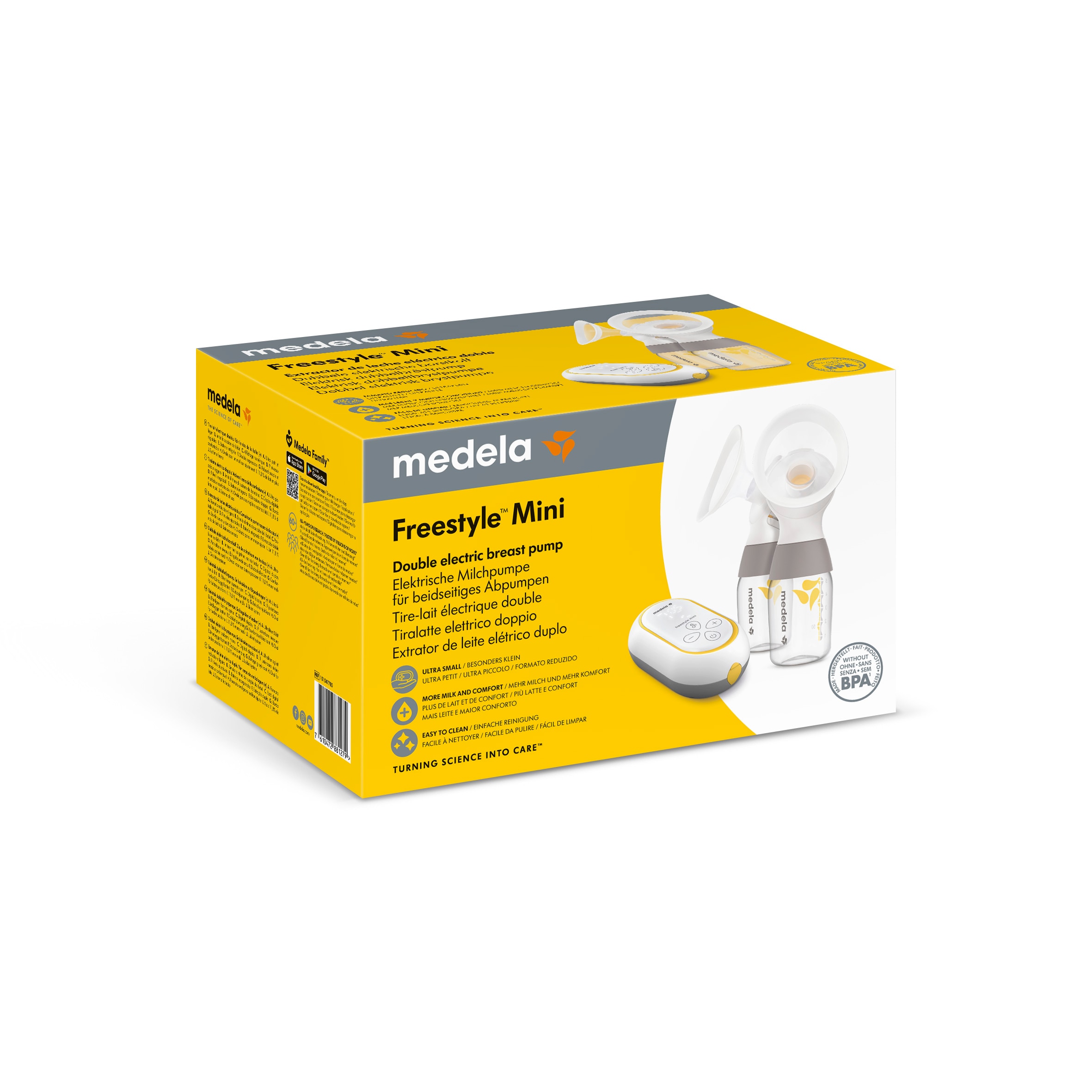 Extrator de Leite Elétrico Duplo Medela Freestyle mini Classic Branco-25