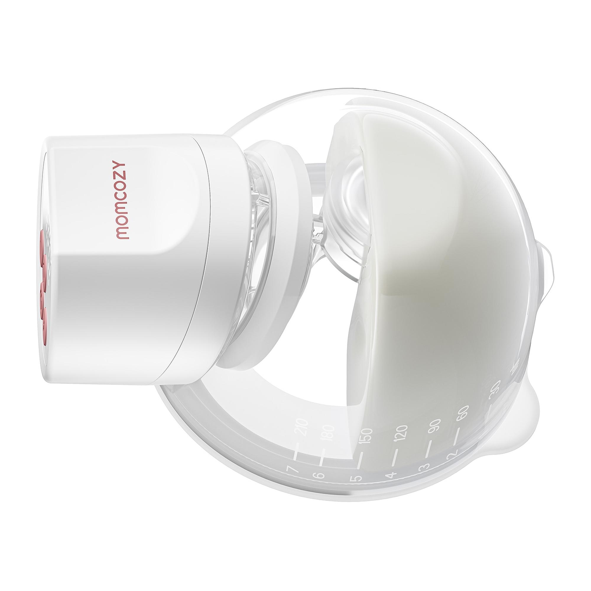 Bomba Tira-Leite Mãos Livres Momcozy S12 Pro simples Branco-2