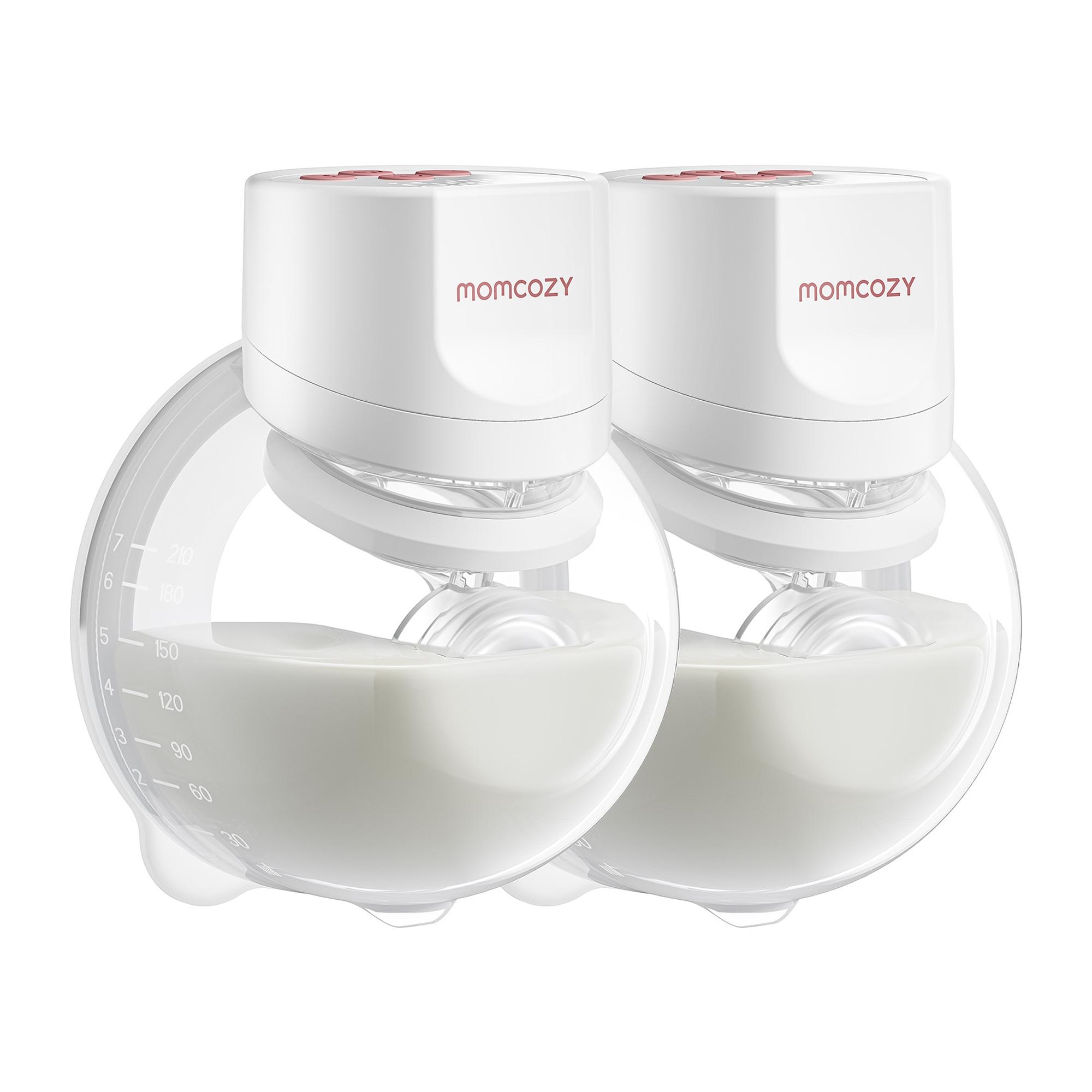 Imagen 2 de Sacaleches manos libre Momcozy S12 Pro doble - Blanco Blanco