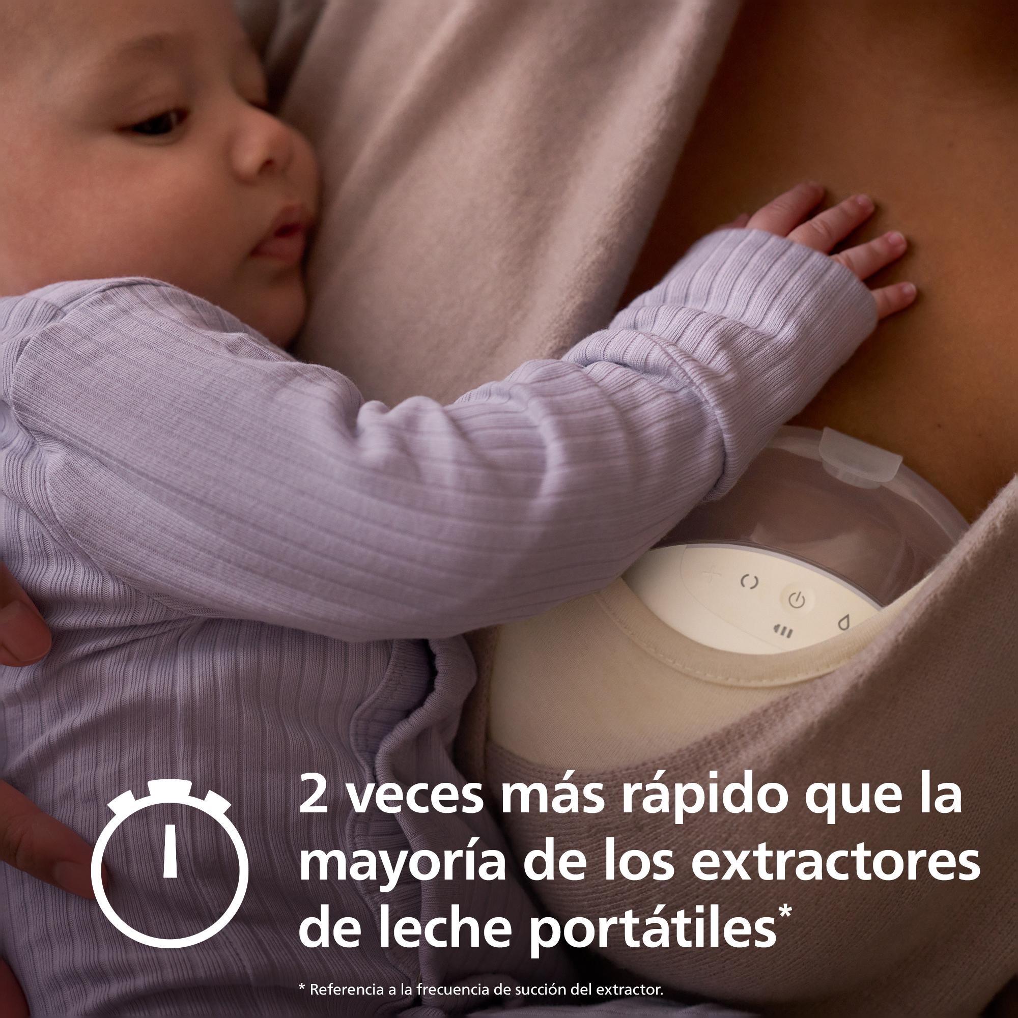 Bomba Tira-Leite Portátil Avent Mãos Livres Individual com Acessórios Nacar-4