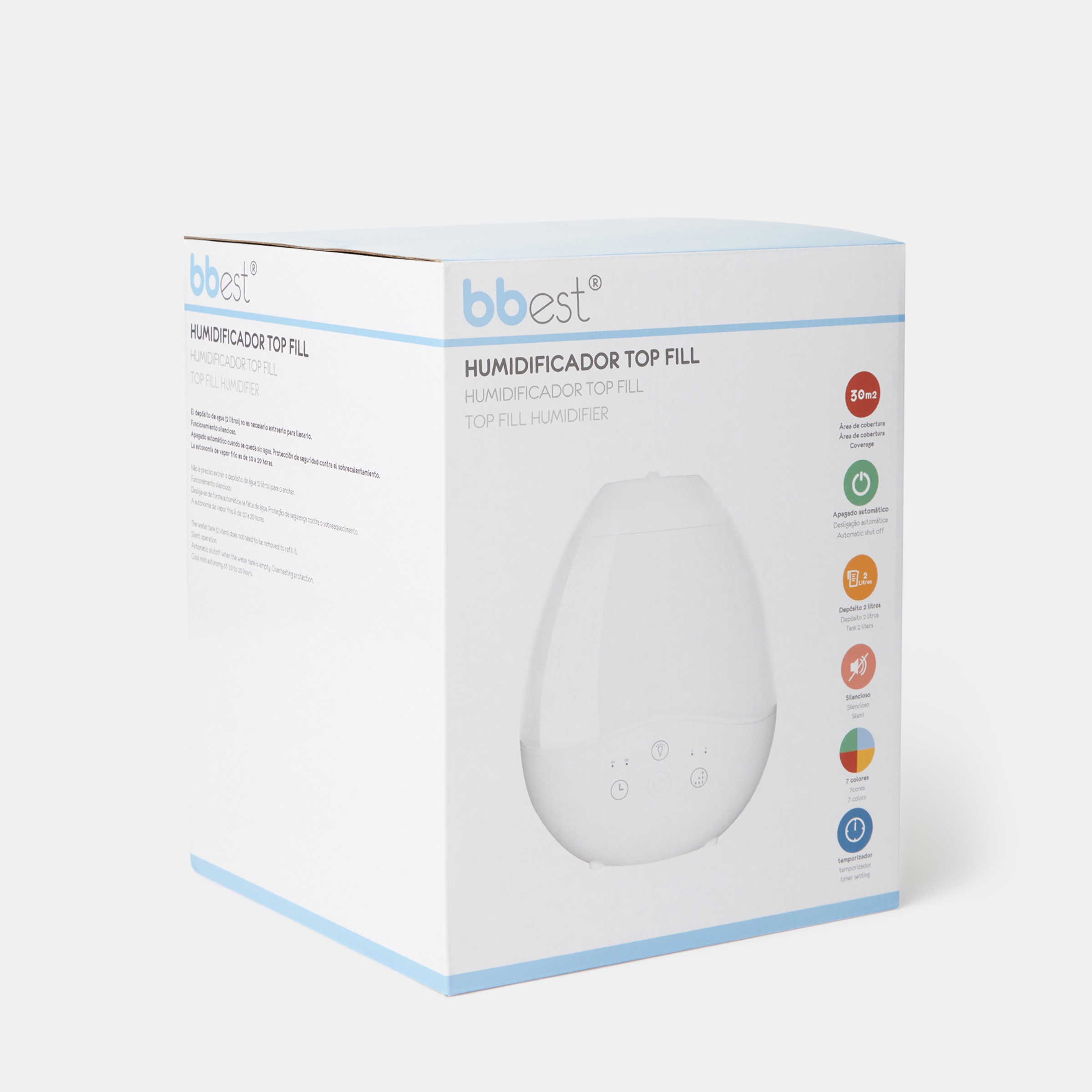 Humidificador bbest (2 L.) branco Branco-5