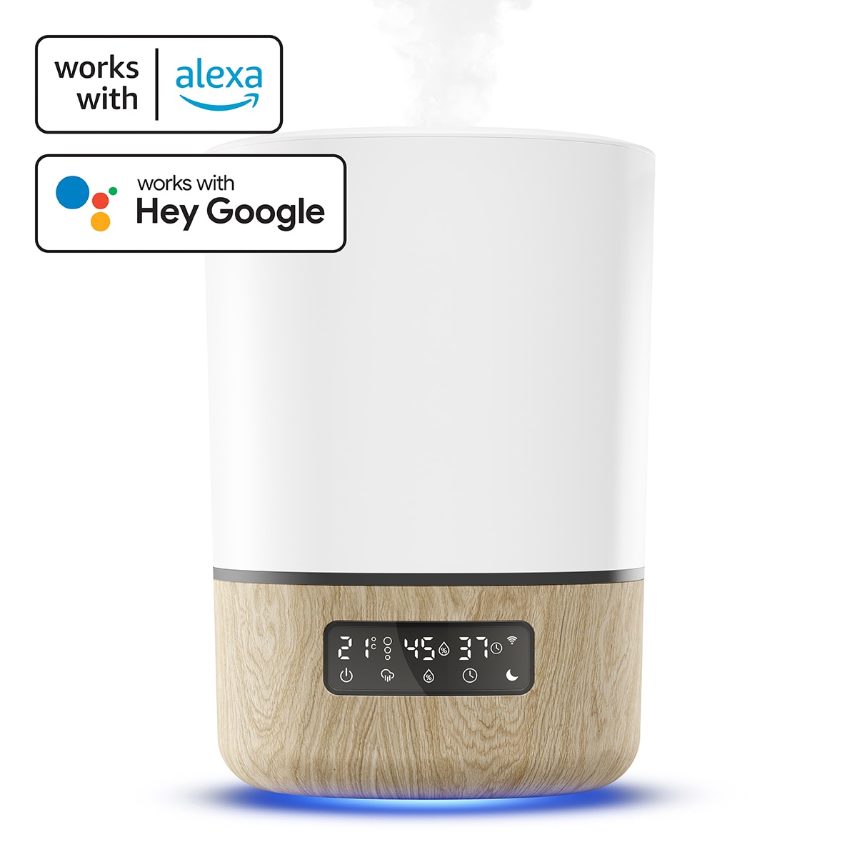 Humidificador com Wi-Fi Breathe Branco-3