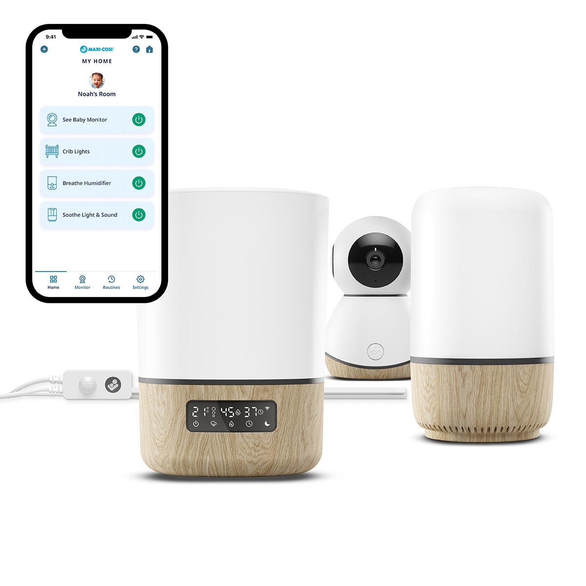 Humidificador com Wi-Fi Breathe Branco-5