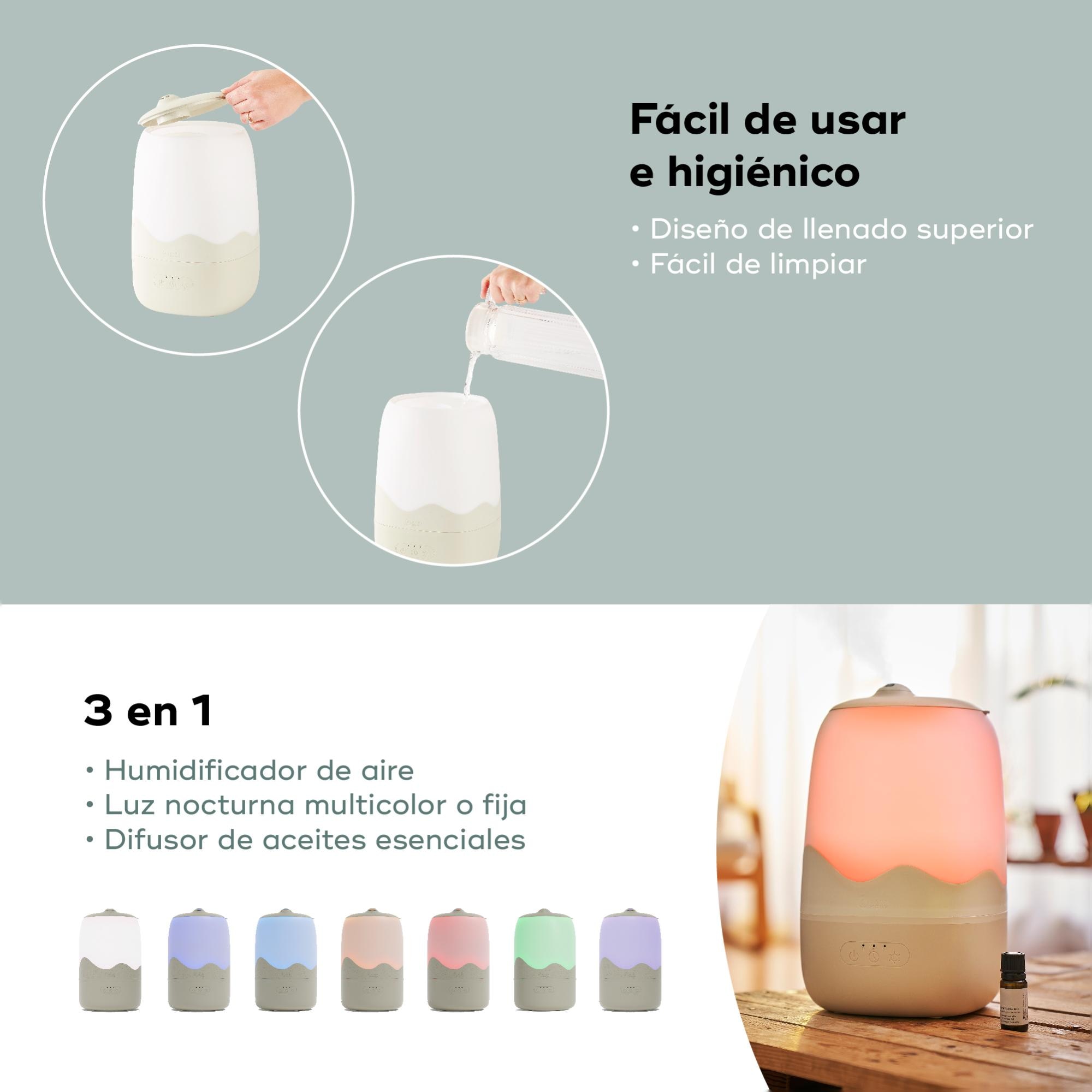 Humidificador de aire Babymoov con vapor frío Wave - Crudo Crudo-8