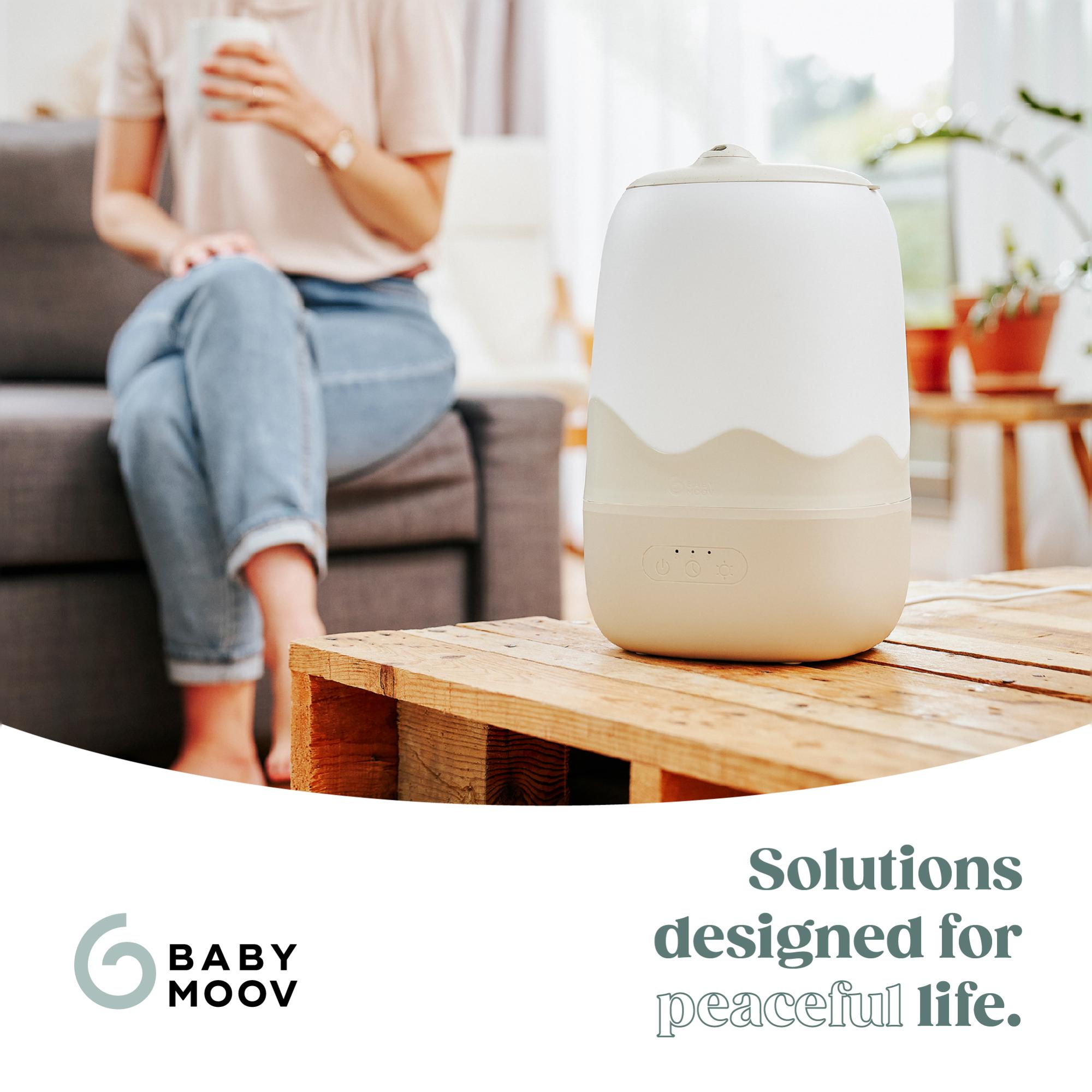 Humidificador de aire Babymoov con vapor frío Wave - Crudo Crudo-12