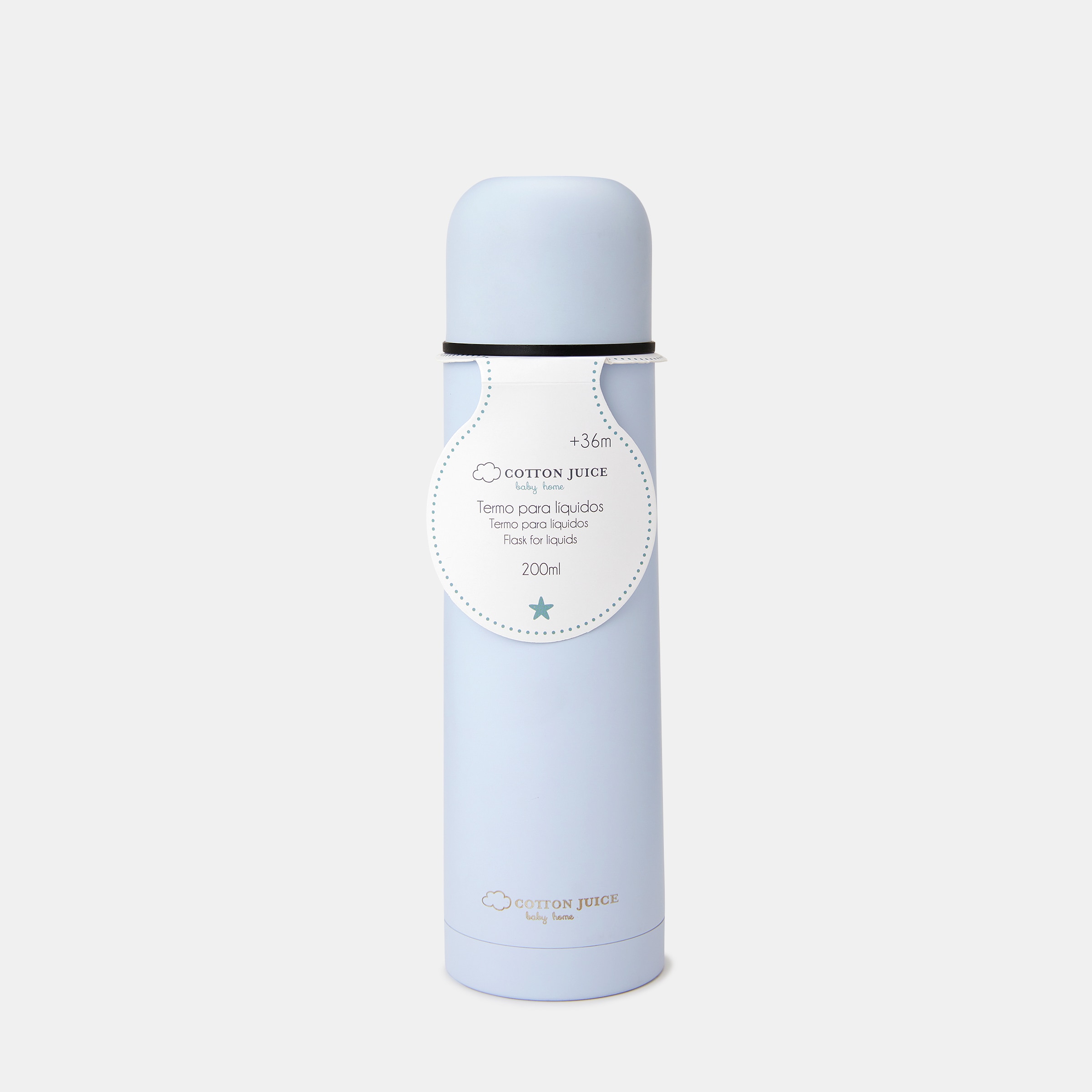 Termo para líquidos Cotton Juice Baby Home de acero inoxidable 500ml - Azul Azul-4