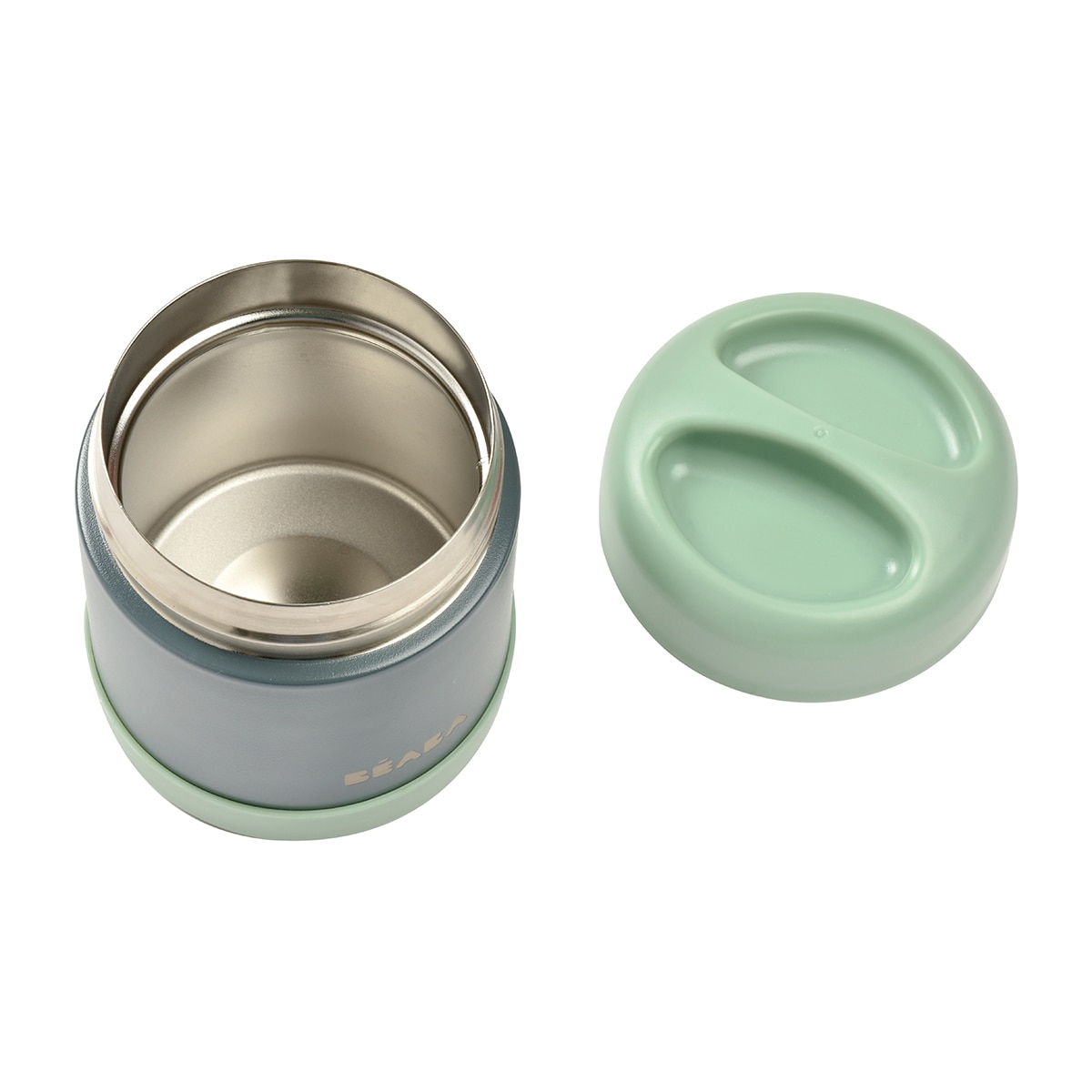 Termo inox isotérmico Béaba Thermo-portion 300ml - Verde claro Verde claro-3