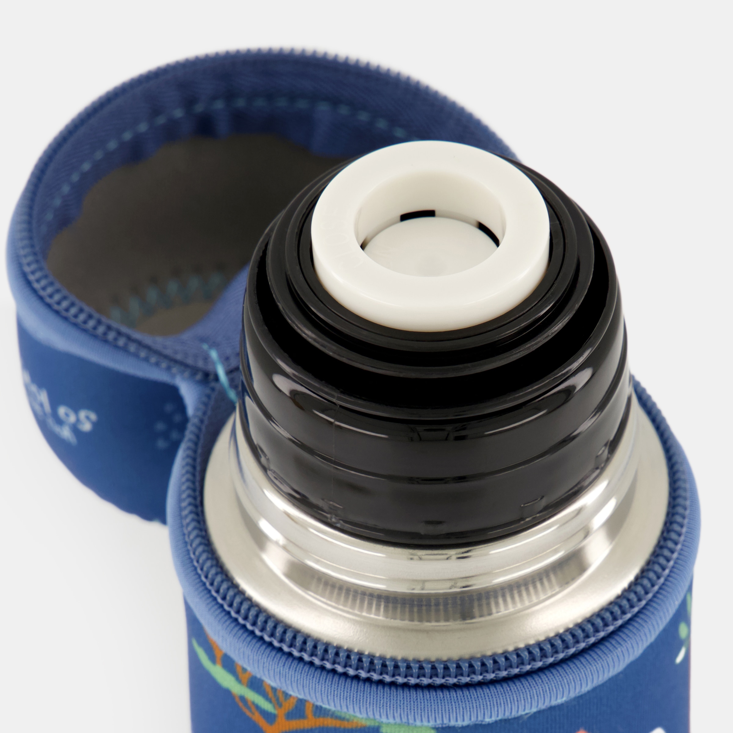 Termo para Líquidos de Aço Inoxidável com Estojo - 500 ml Azul-3