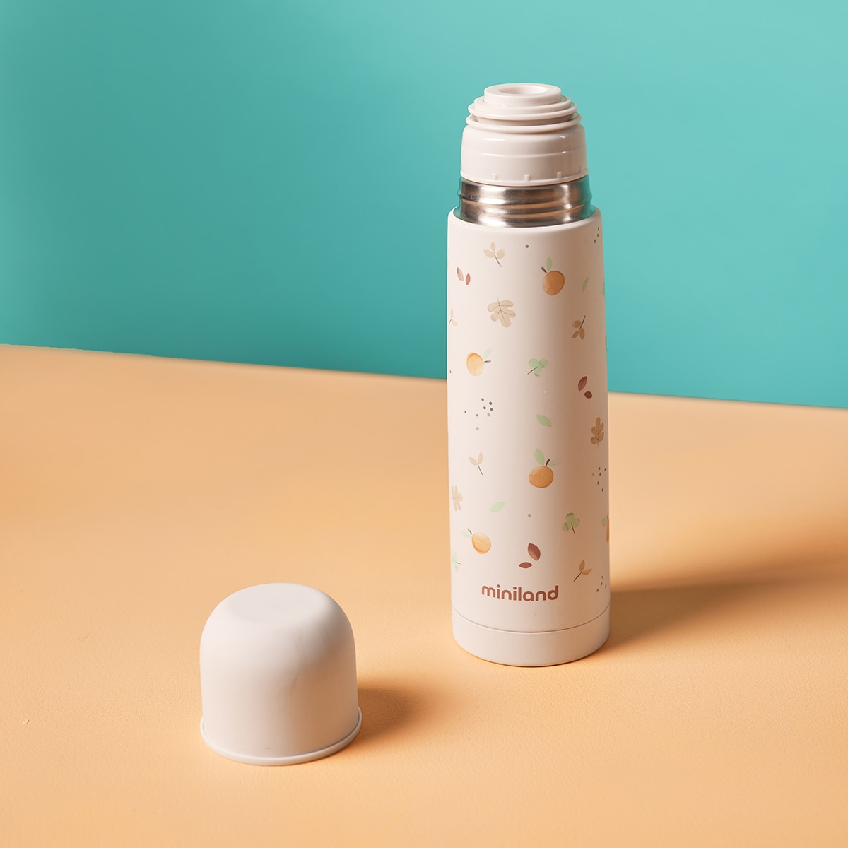 Termo de Líquidos Thermy Coleção Valencia - 500 ml Creme-4