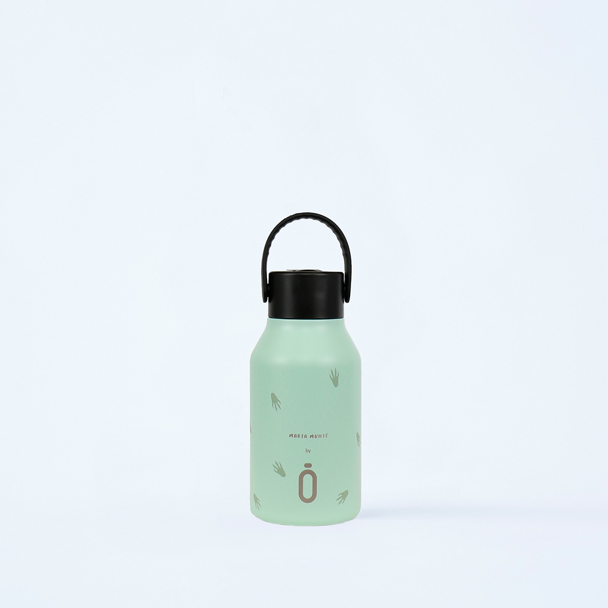 Botella térmica Runbott 350ml Cocodrilo colección Little Zoo - Verde anticuario Verde anticuario-2