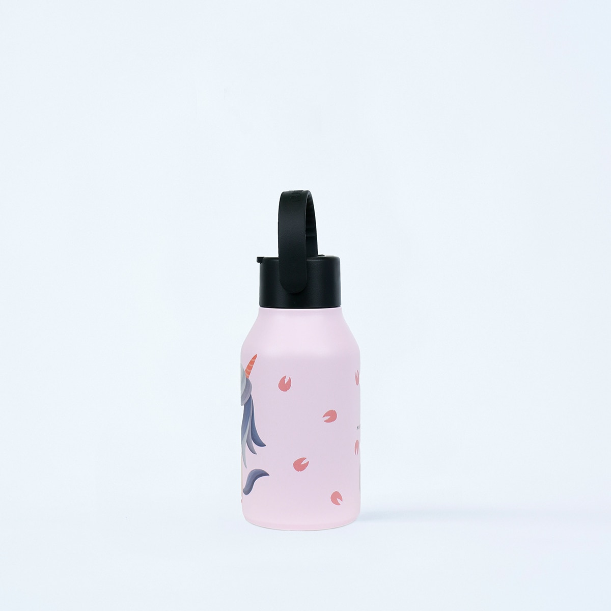 Garrafa Térmica 350 ml Unicórnio Coleção Little Zoo Rosa-claro-3